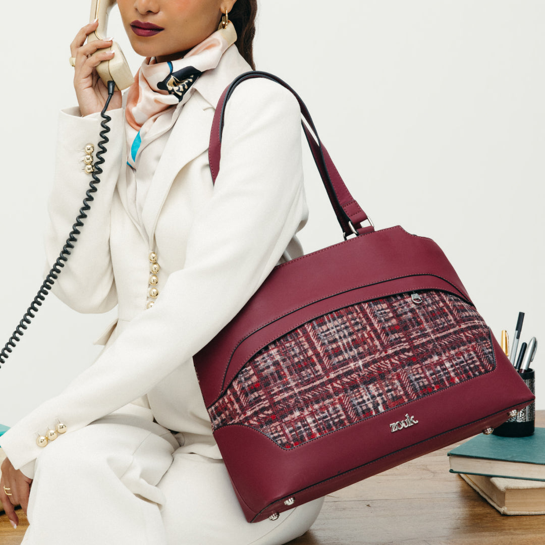 Mizo Crimson Studio Office Bag (Cranberry)
