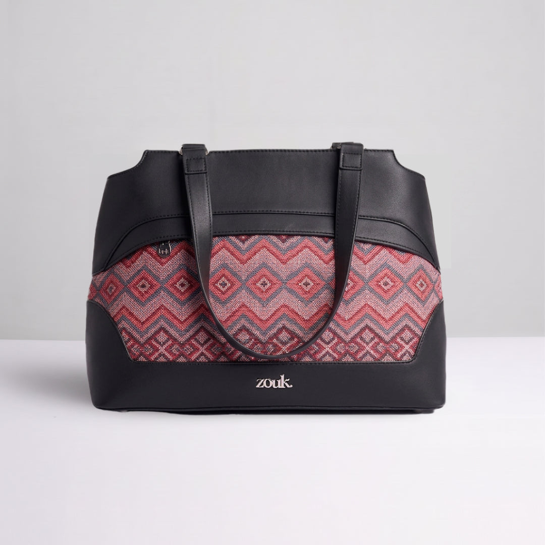 Gwalior Weaves Studio Office Bag (Black)