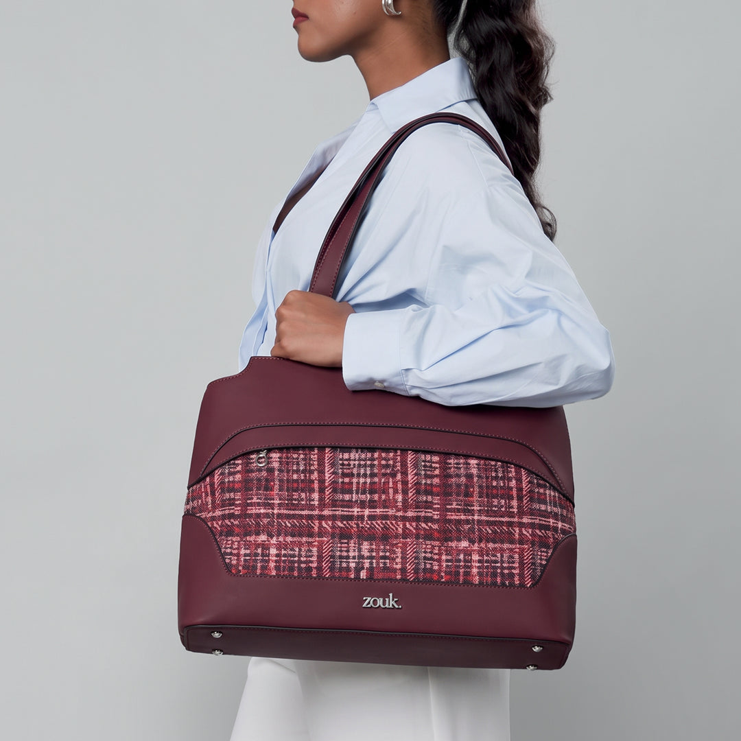 Mizo Crimson Studio Office Bag (Cranberry)