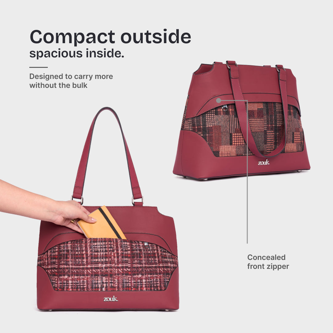 Mizo Crimson Studio Office Bag (Cranberry)