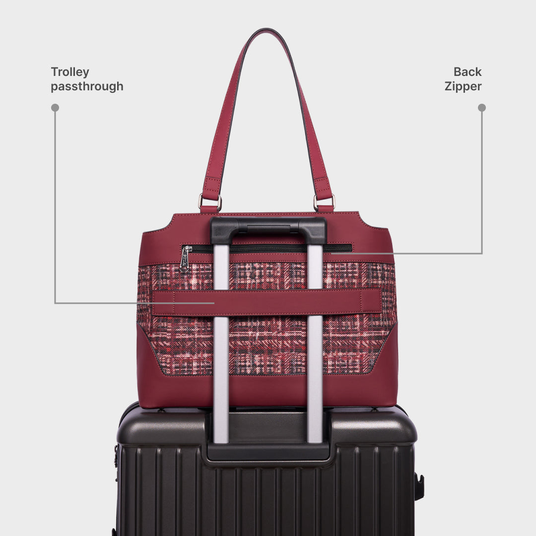 Mizo Crimson Studio Office Bag (Cranberry)