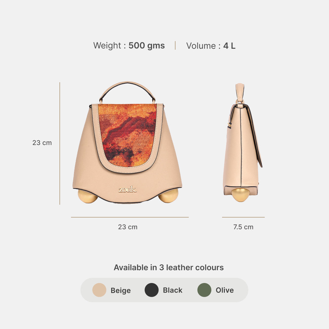 Citrine Svara Sling Bag