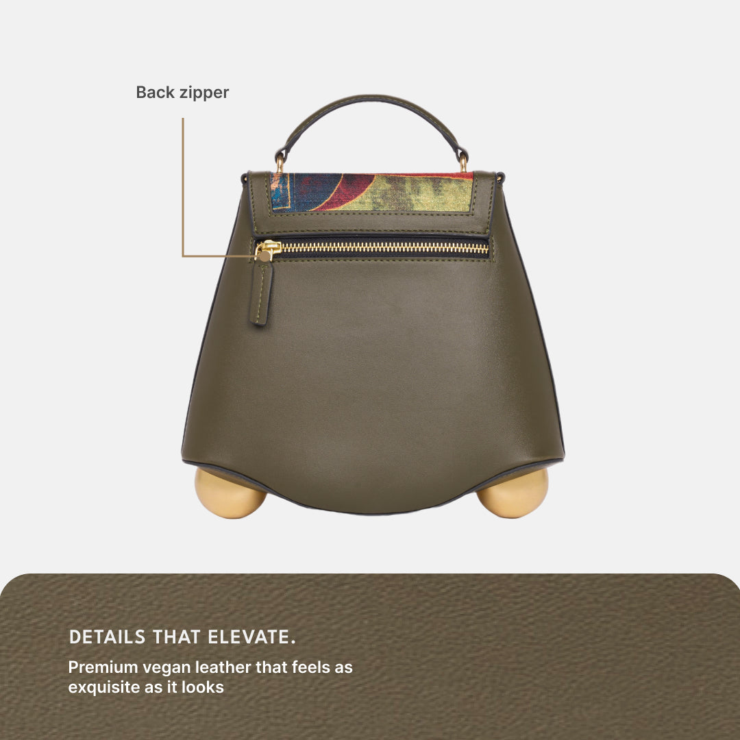 Sapphire Svara Sling Bag (Olive)
