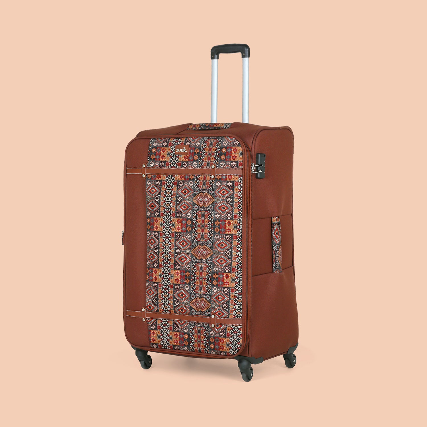 Banaras Elegance Saira Trolley Bag Combo (Cabin & Large)