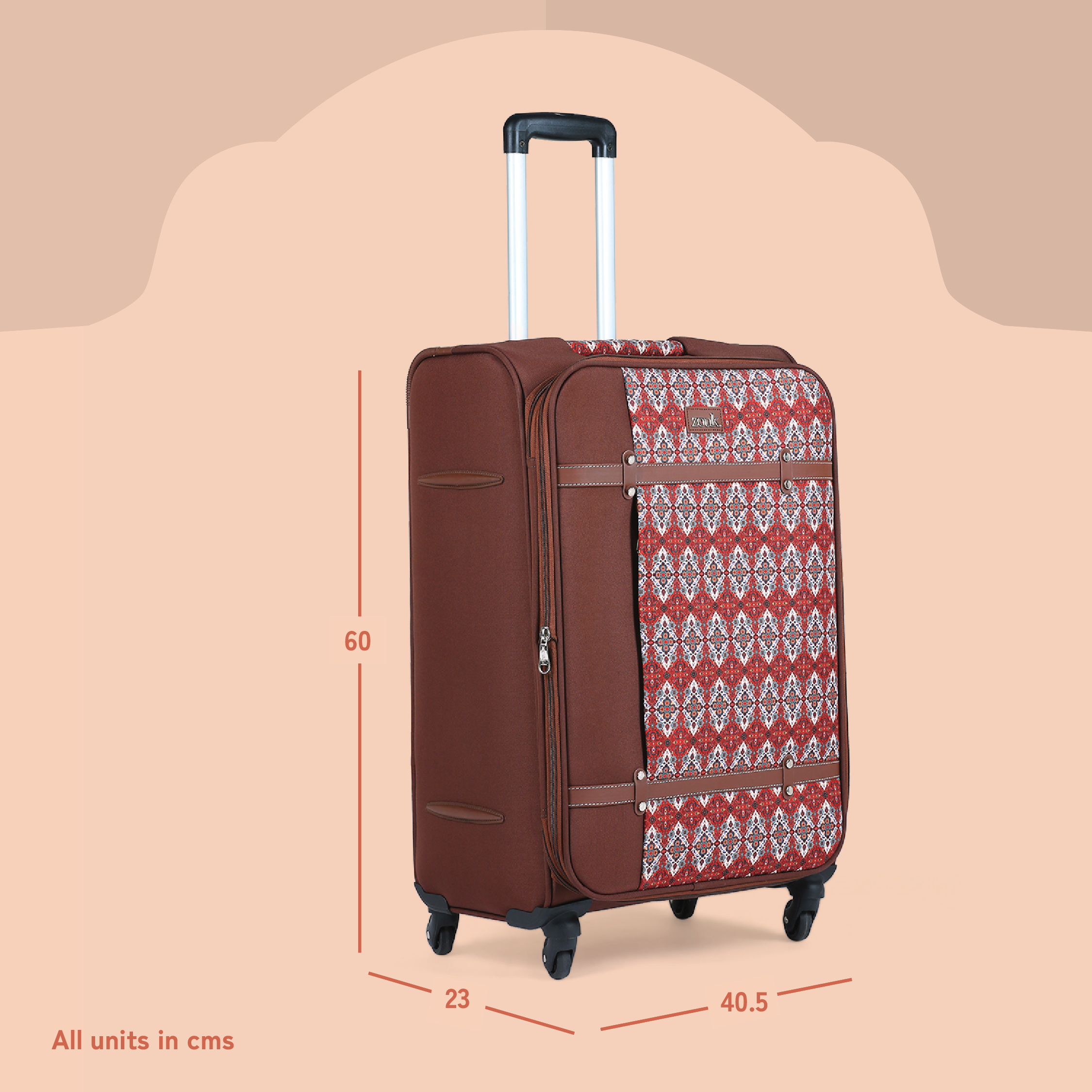 Agra Durrie Saira Trolley Bag (Medium)