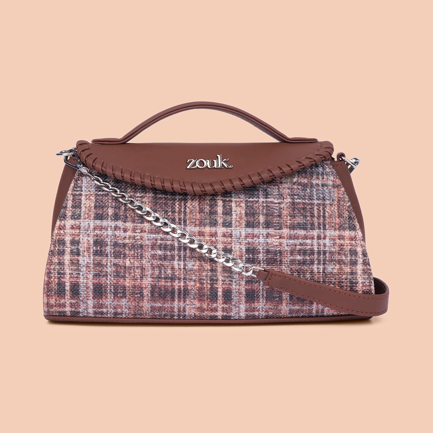 ZIP-Saisha Sling Bag - Cashmere Noir (Copper)
