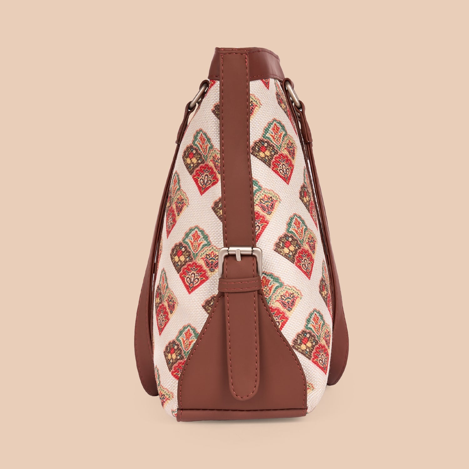 Seashell Motif White Women's Office Bag