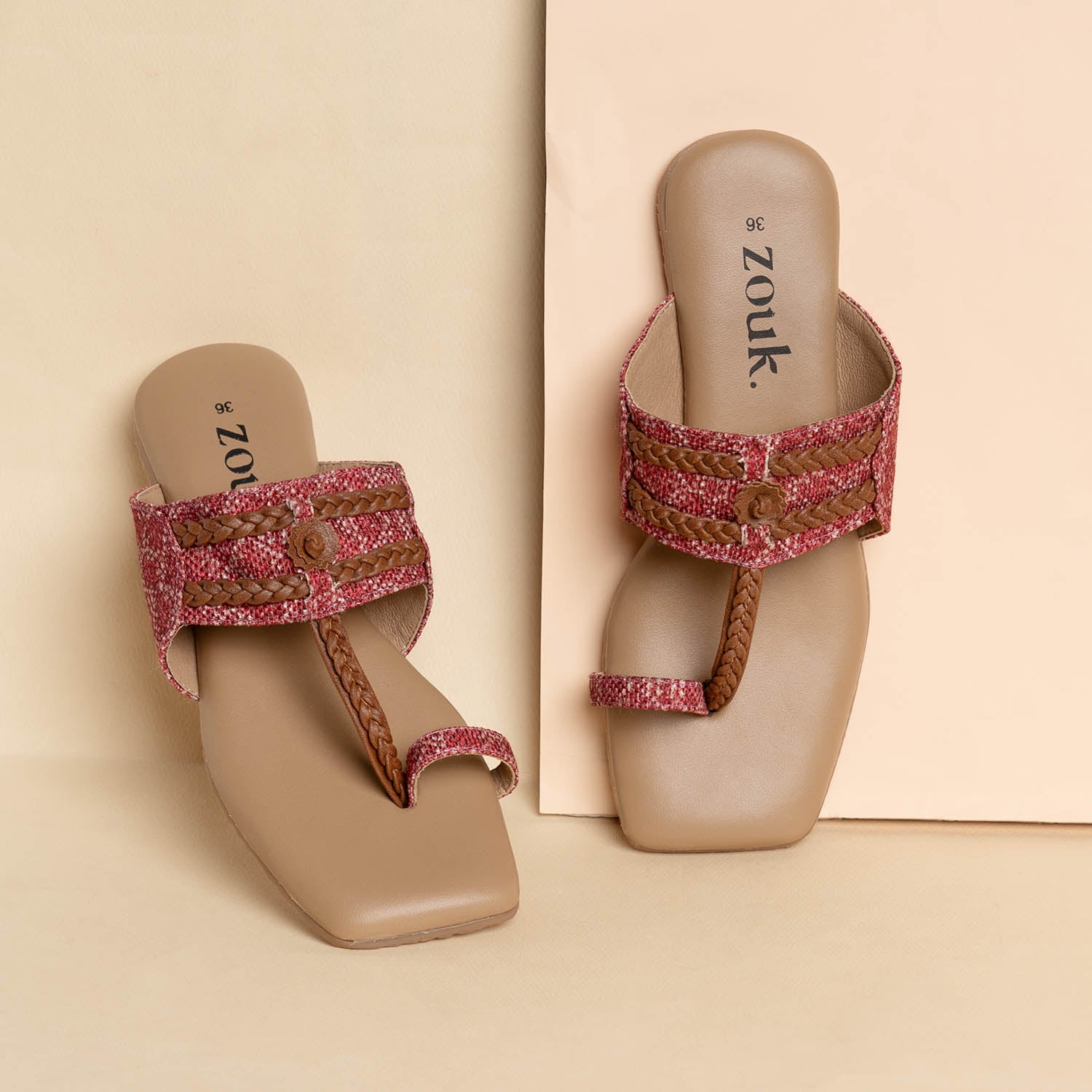 Buy Style Socio Fashions Kolhapuri Chappal for Women Stylish, Flat Fashion  Sandals & Ethnic Slippers for Girls and Women Online at Best Prices in  India - JioMart.