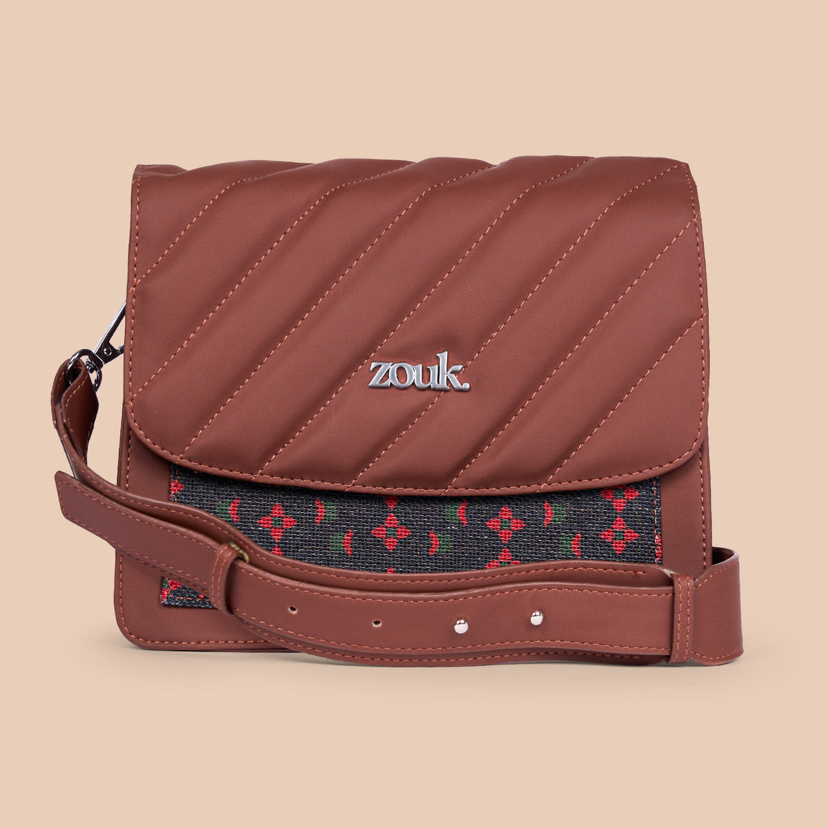 Shobha Niwas Lotus Motif Beyond Basic Sling Bag