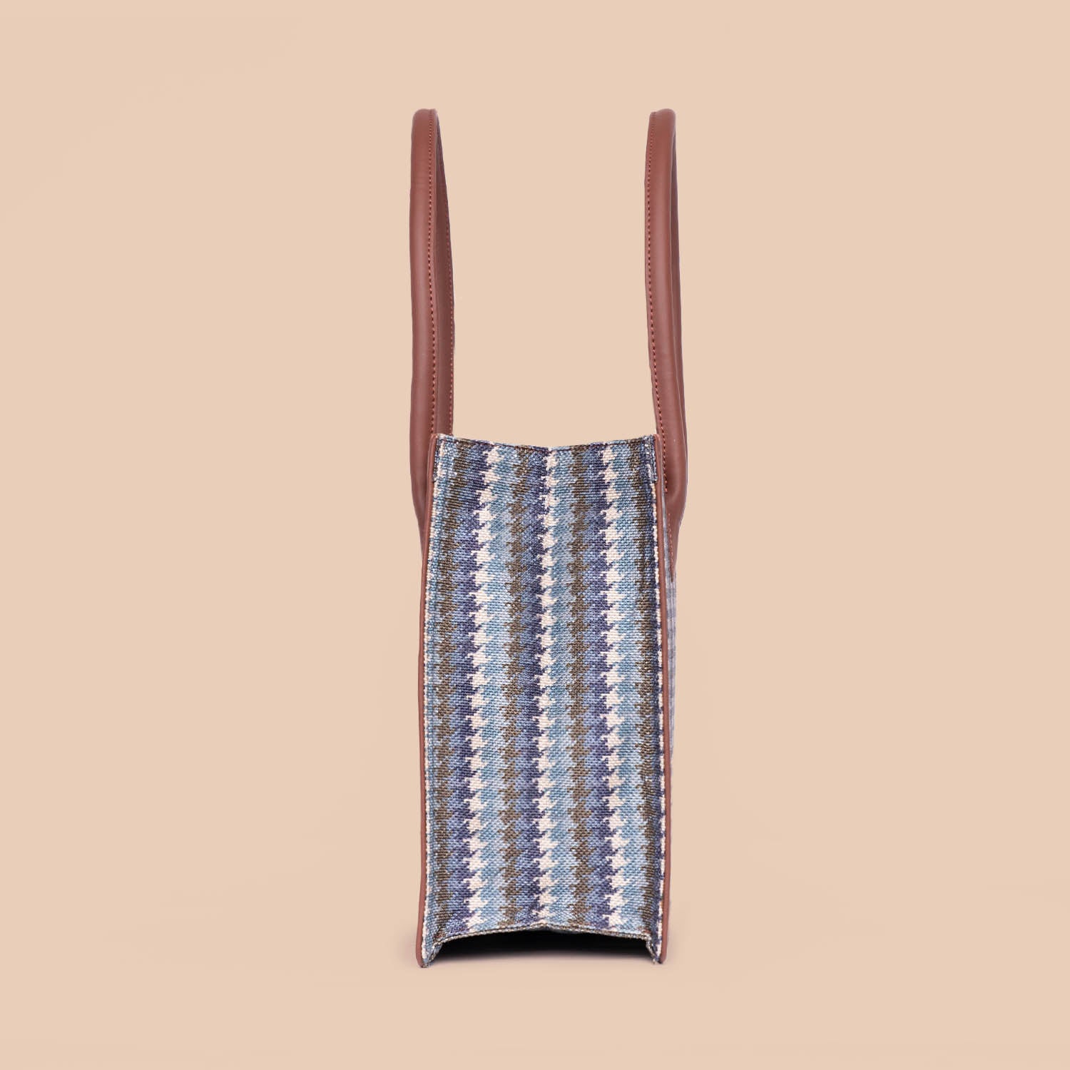 Bombay Houndstooth Book Tote