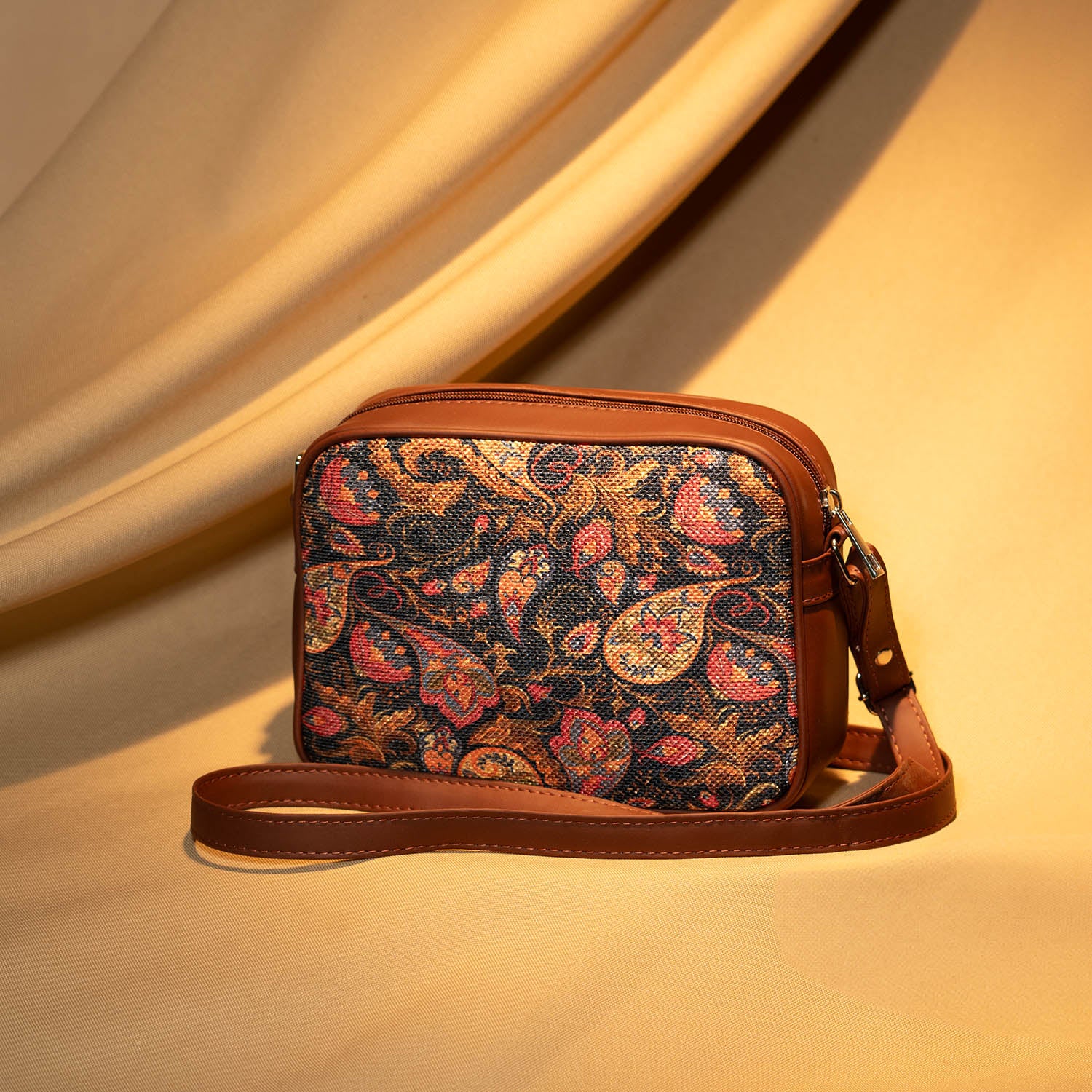 Paisley Print Sling Bag