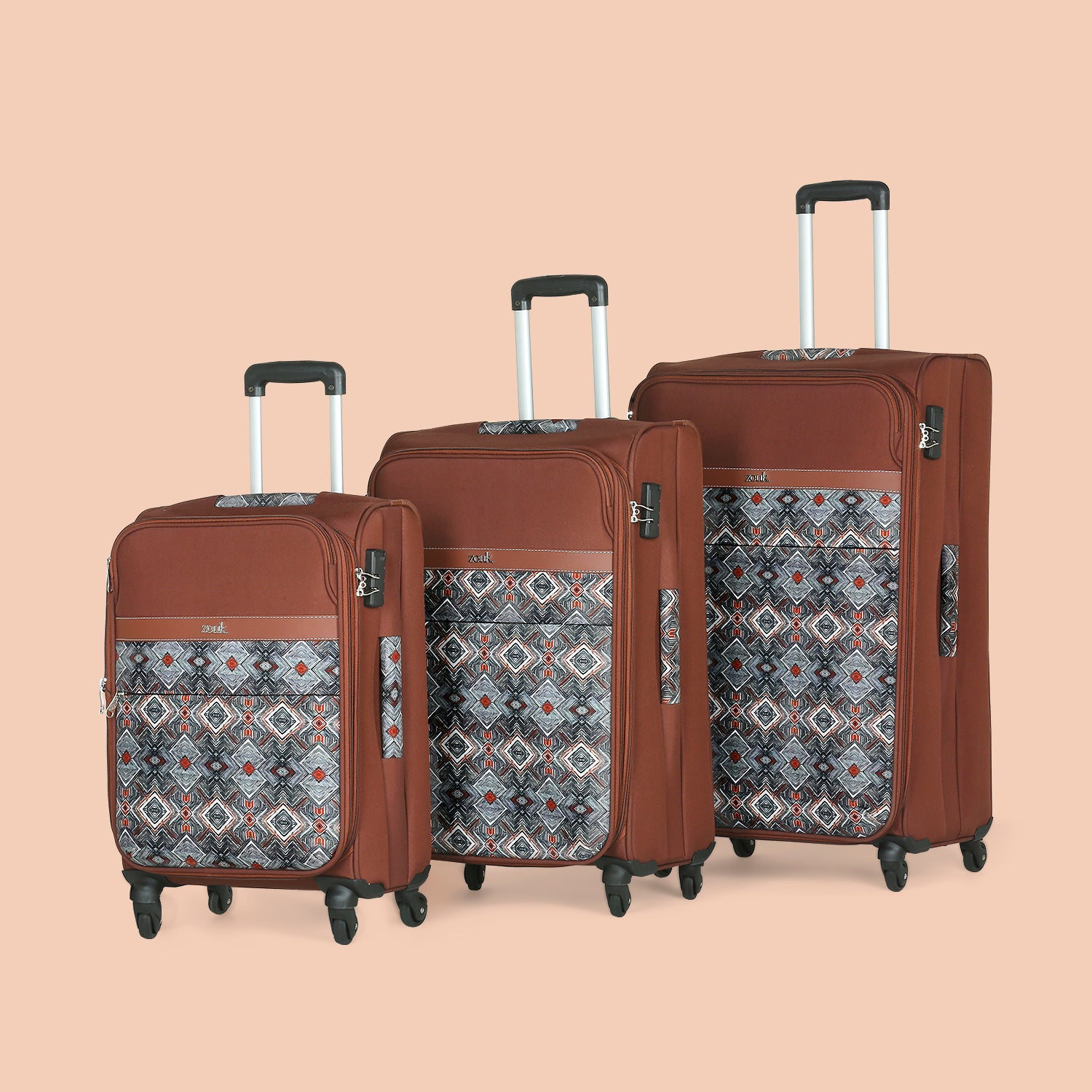 Himalayan Trails Avasa Trolley Bag Combo