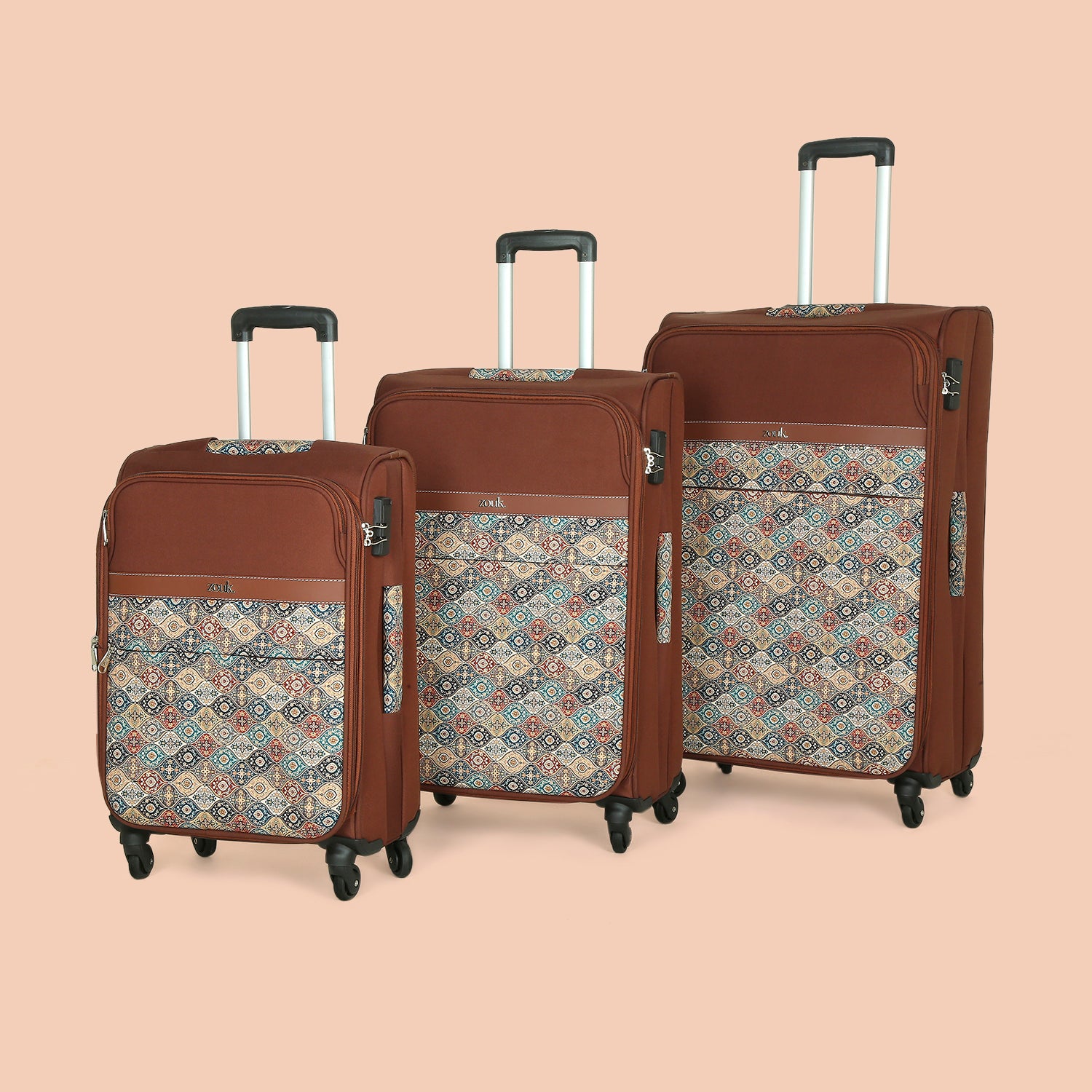 Jammu Kaleen Avasa Trolley Bag Combo