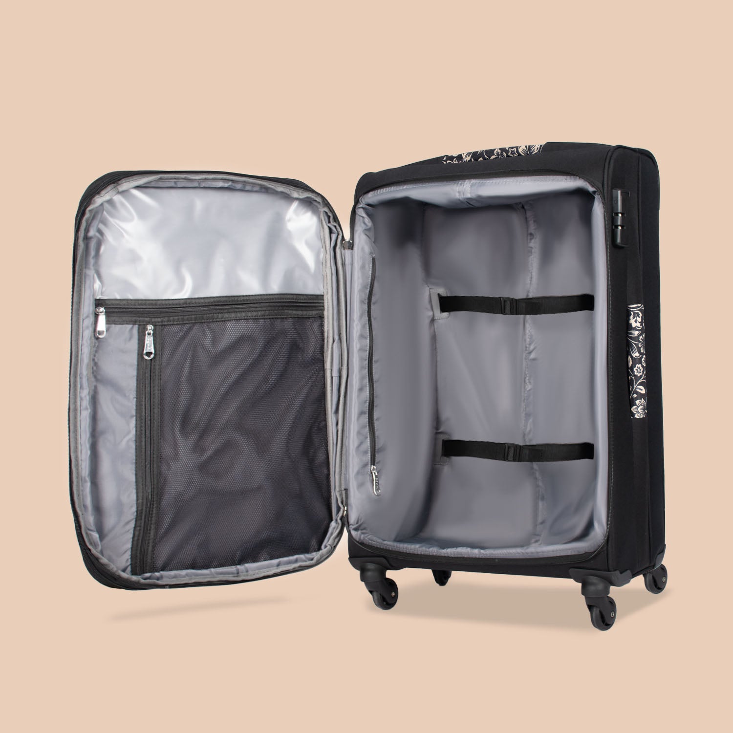 FloMotif Avasa Trolley Bag (Black)