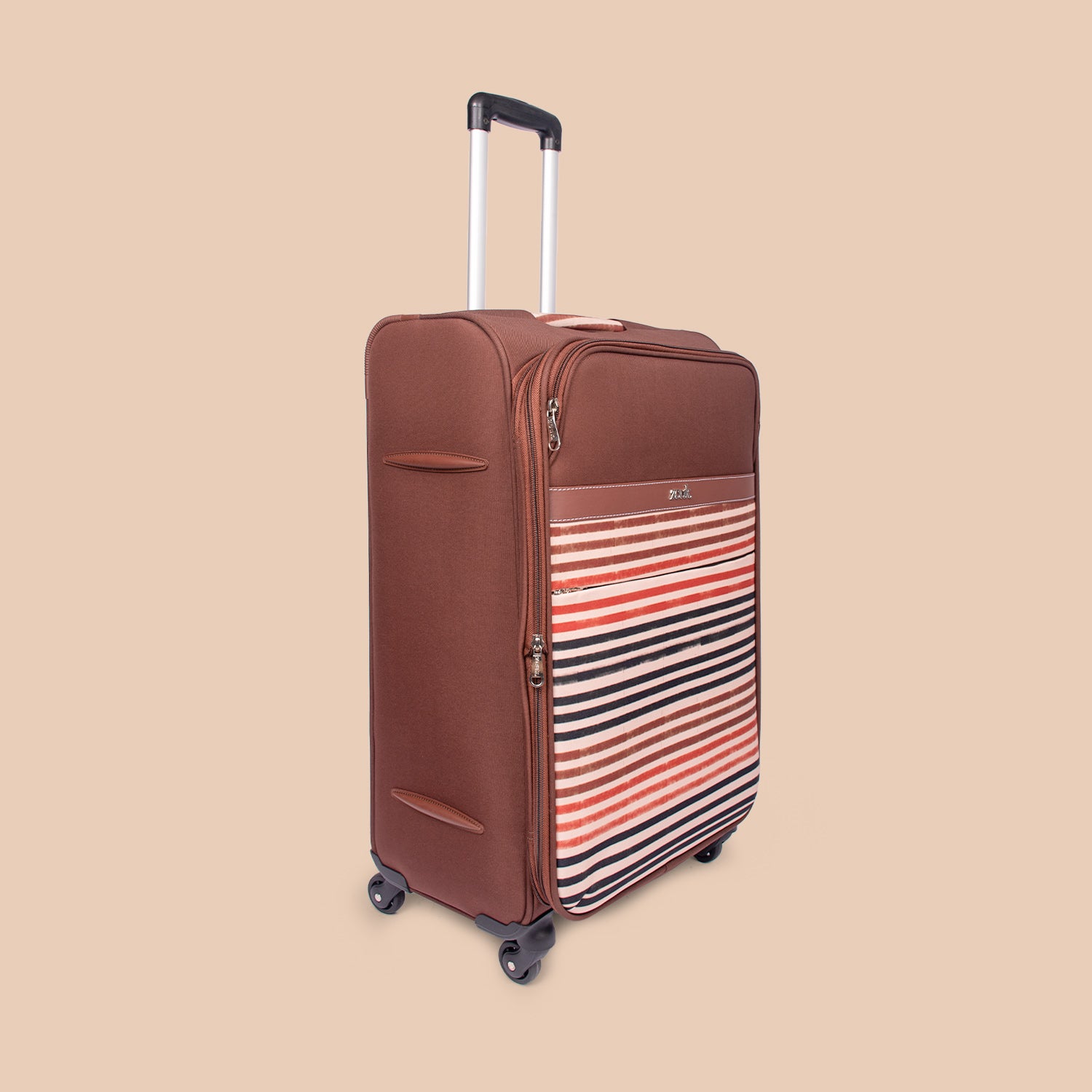 Qutub Stripes Avasa Trolley Bag Combo (Cabin & Medium)