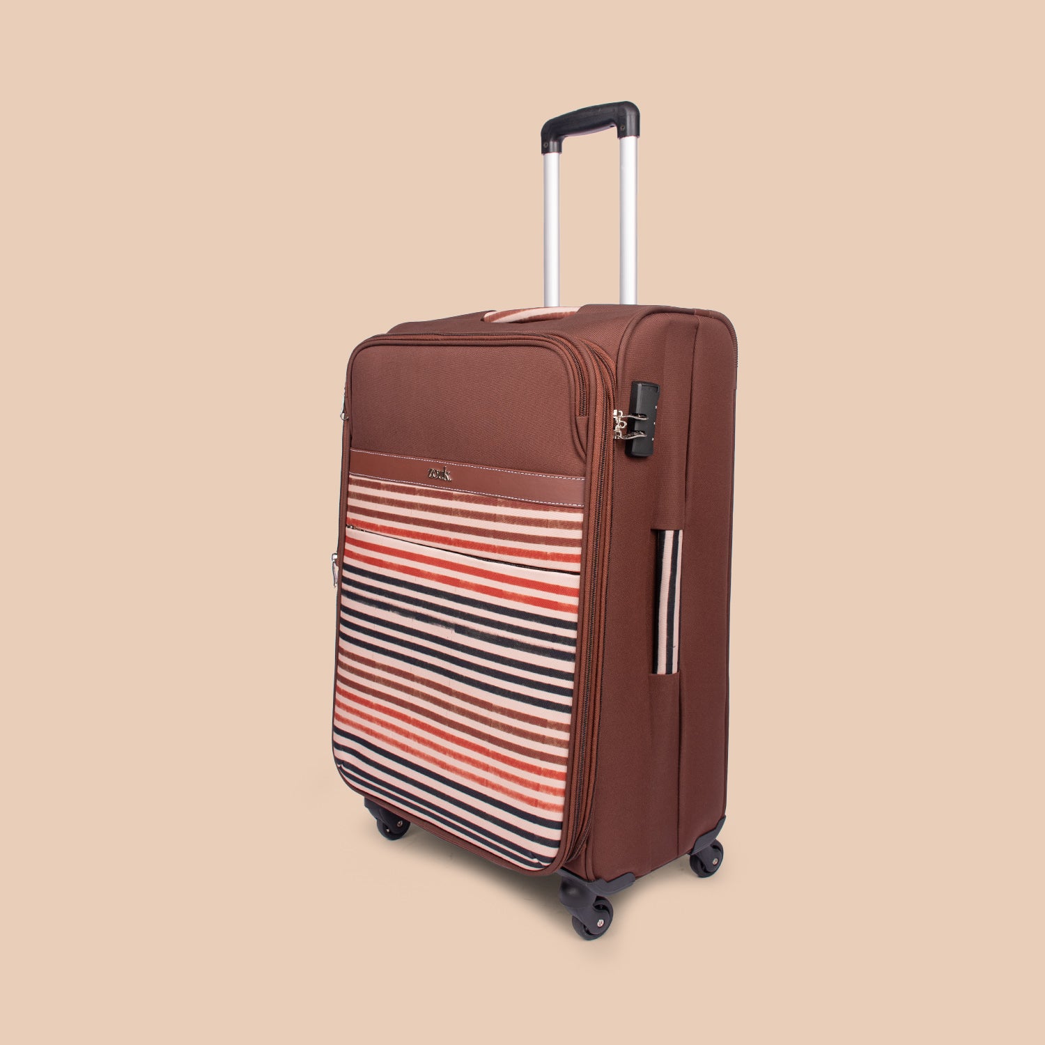 Qutub Stripes Avasa Trolley Bag Combo (Cabin & Medium)