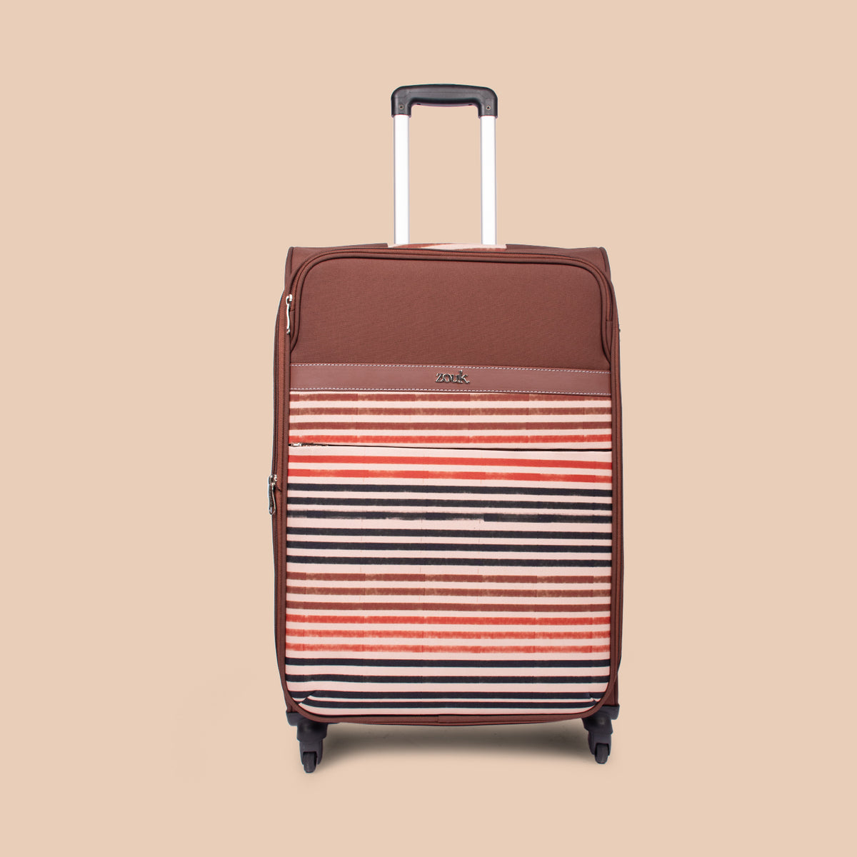 Qutub Stripes Avasa Trolley Bag (Medium)