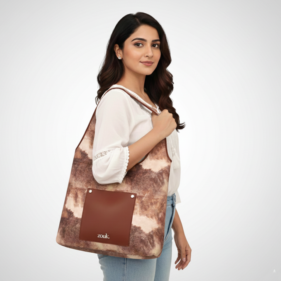 ZIP-Sora Tote Bag - Gir Glades