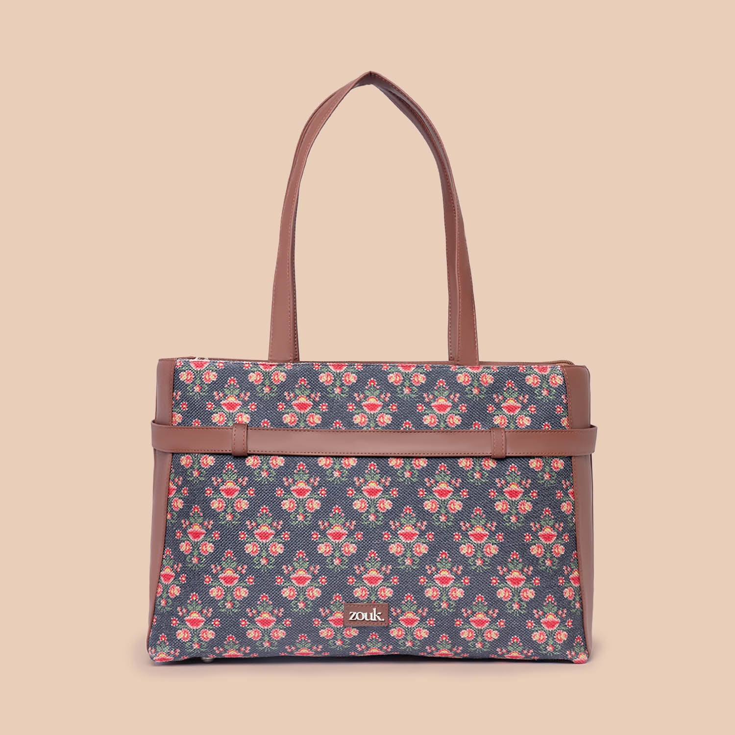 Mughal Garden Print Statement Office Bag