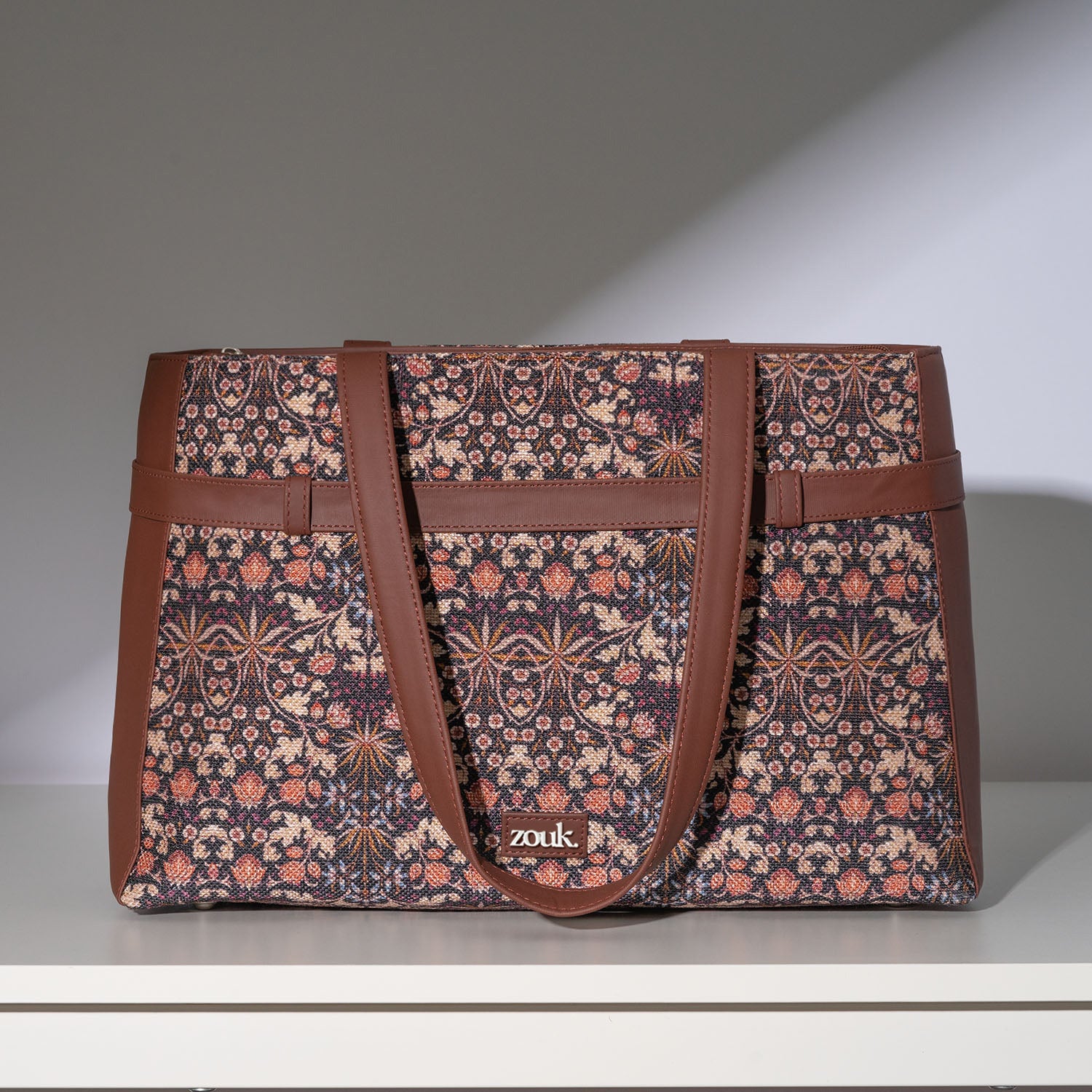 Kashmir Blooms Statement Office Bag