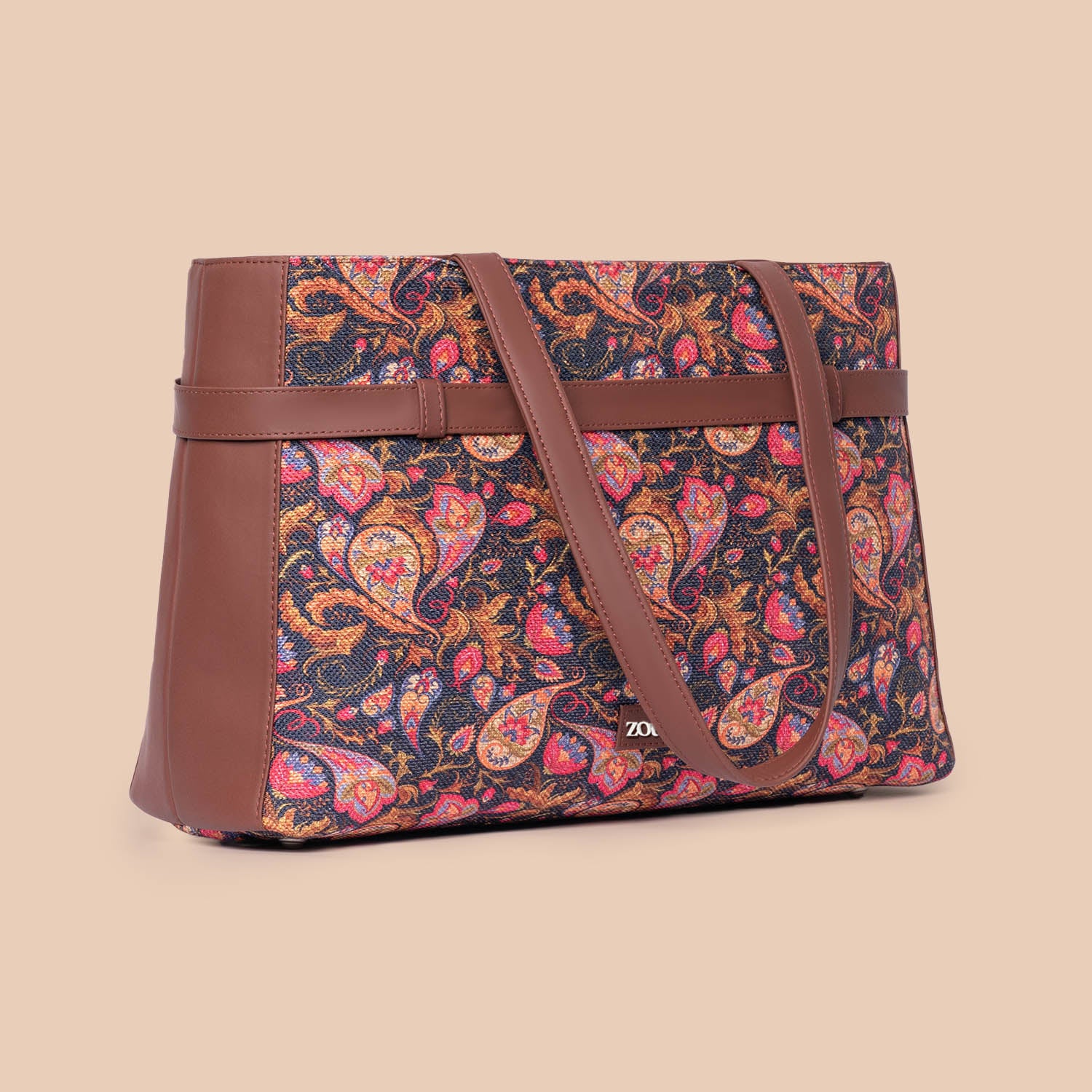 Paisley Print Statement Office Bag