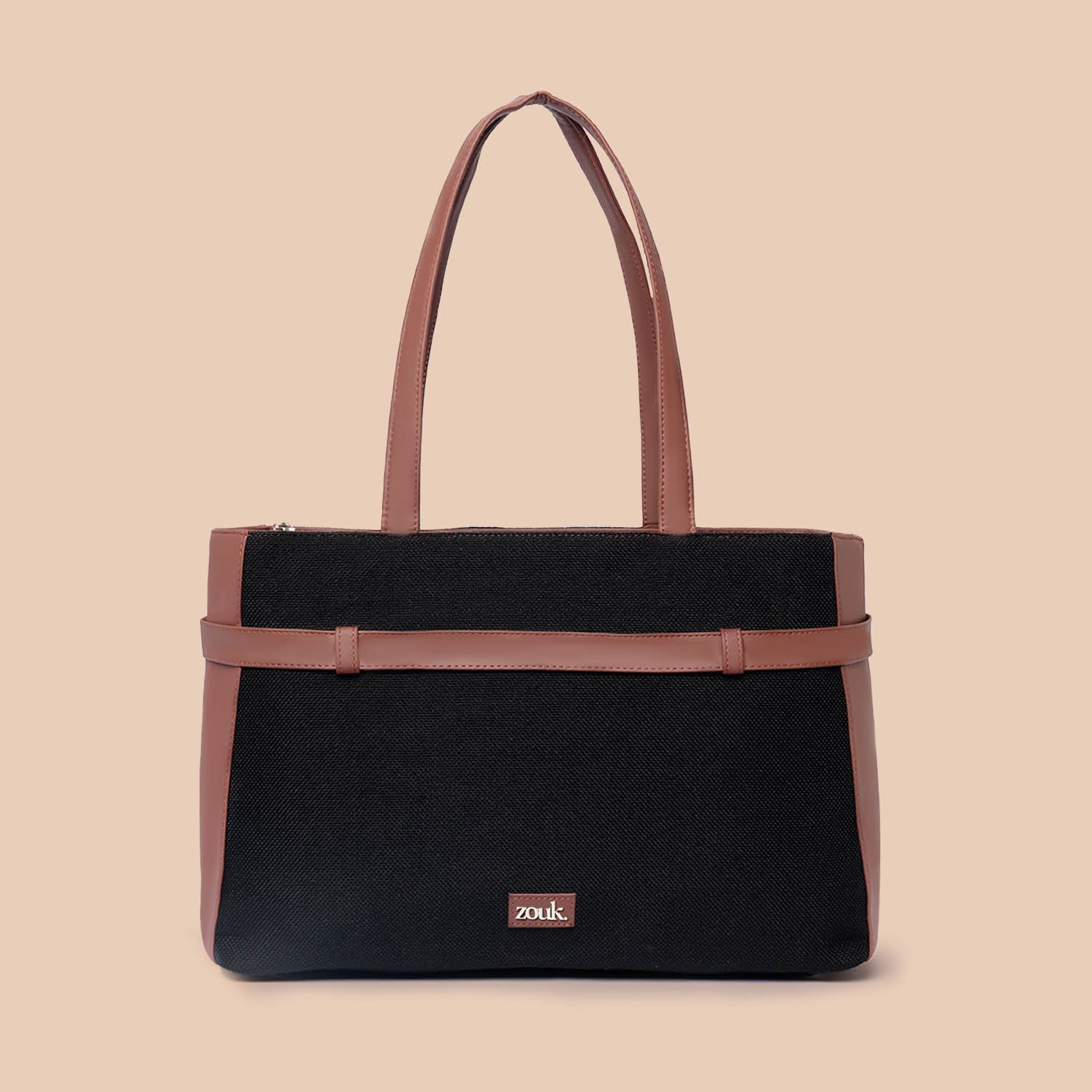 Jet Black Statement Office Bag