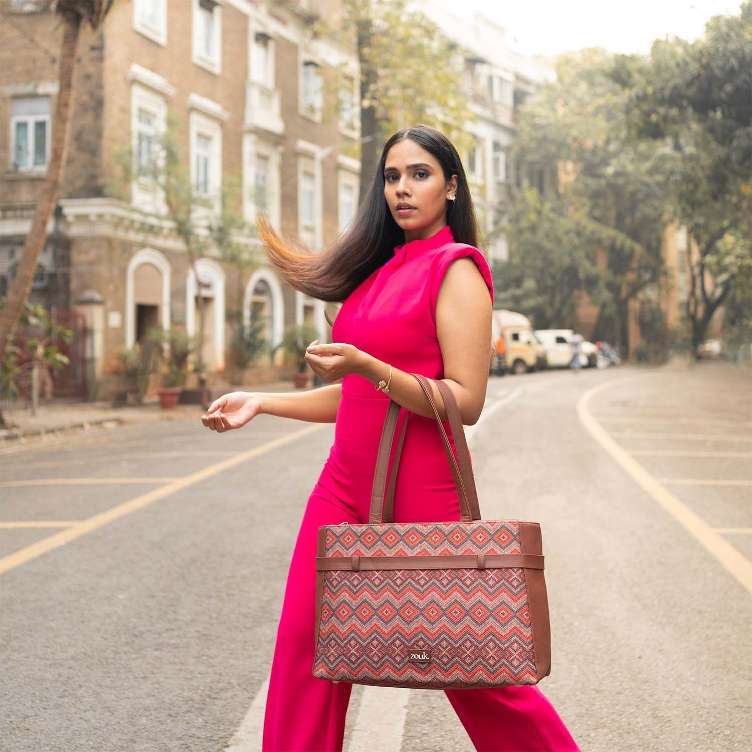 ZIP Gwalior Weaves Statement Office Bag