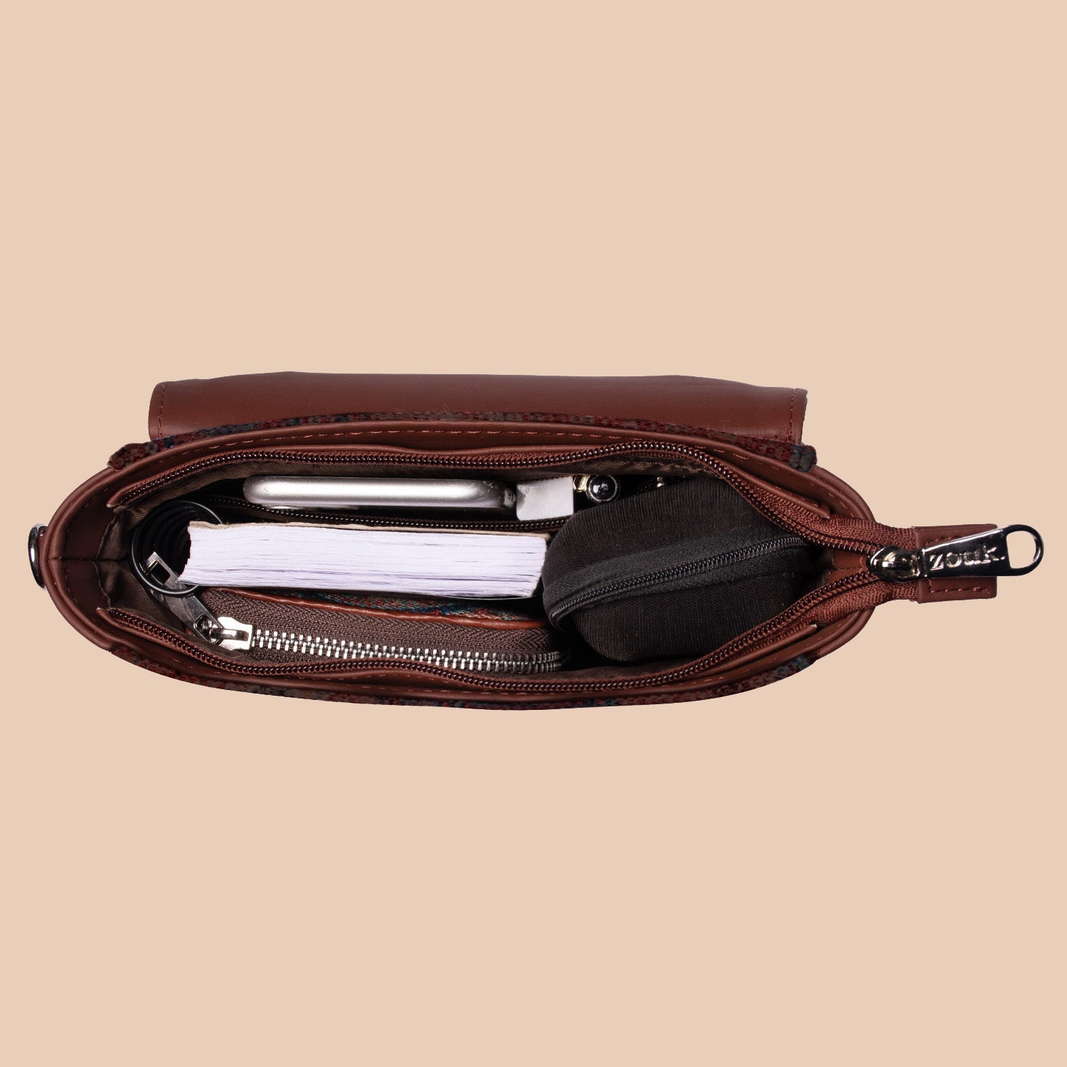 ZIP-FloMotif Statement Sling Bag