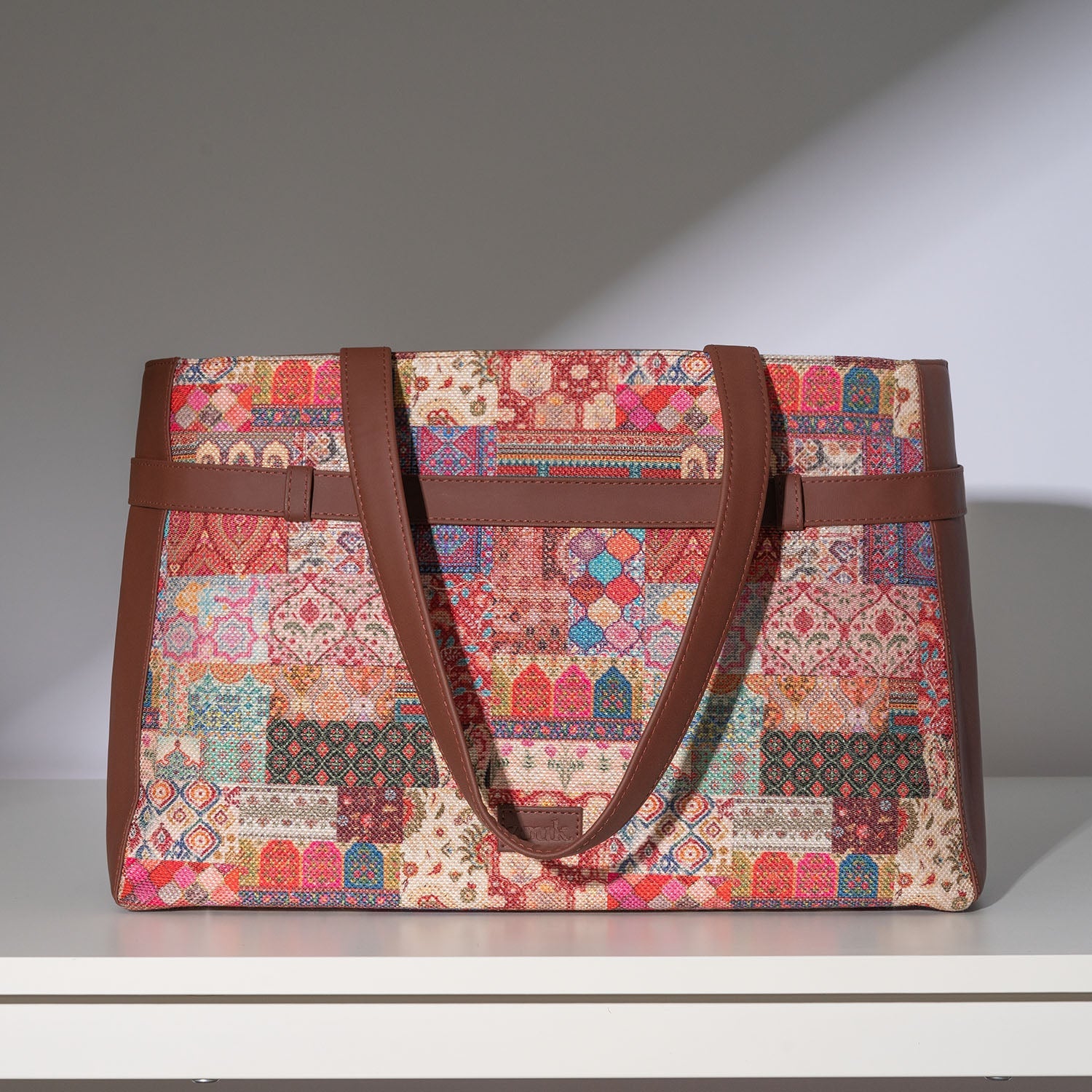 ZIP-Kutch Gamthi Statement Office Bag