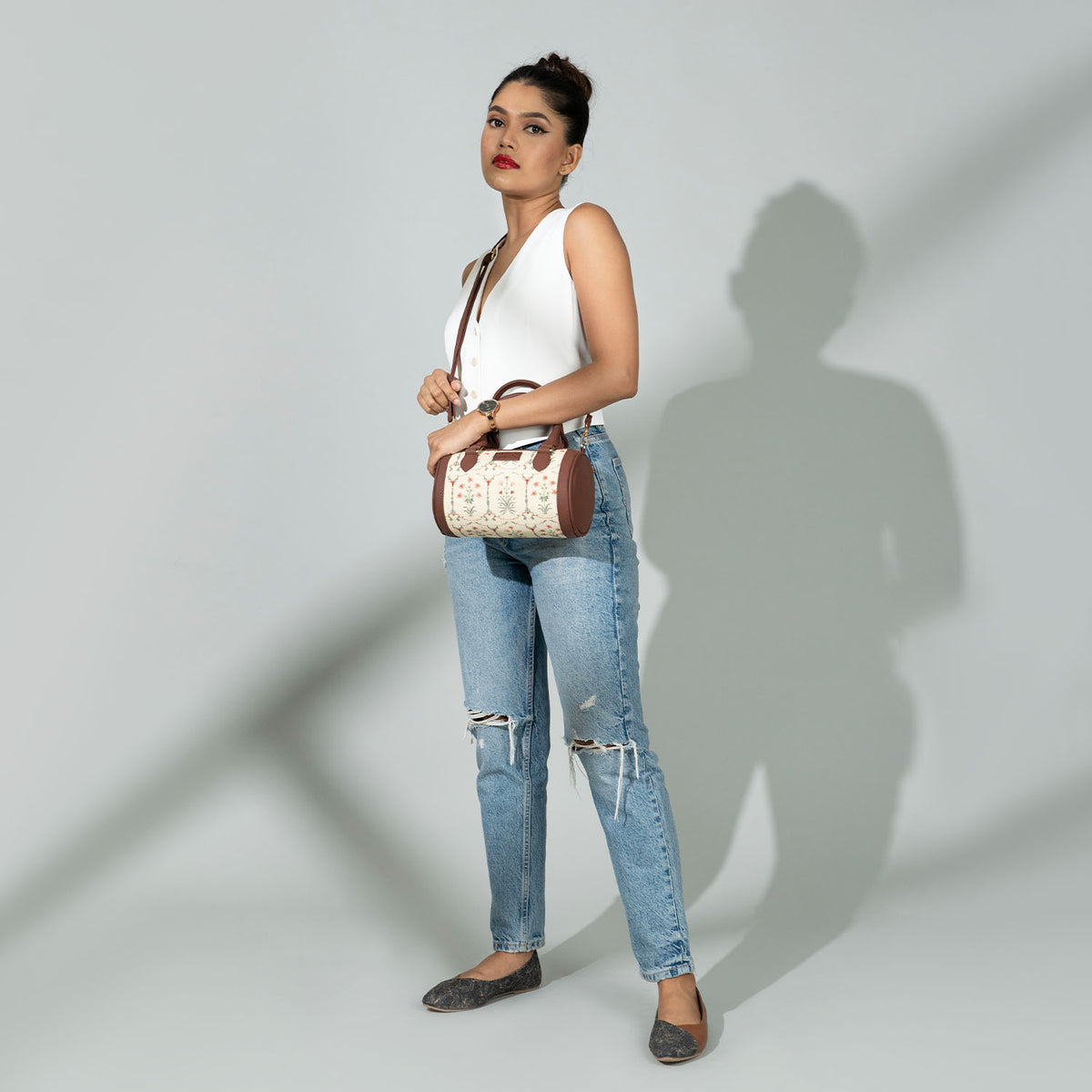 Taj Nakashi Statement Satchel (Small)