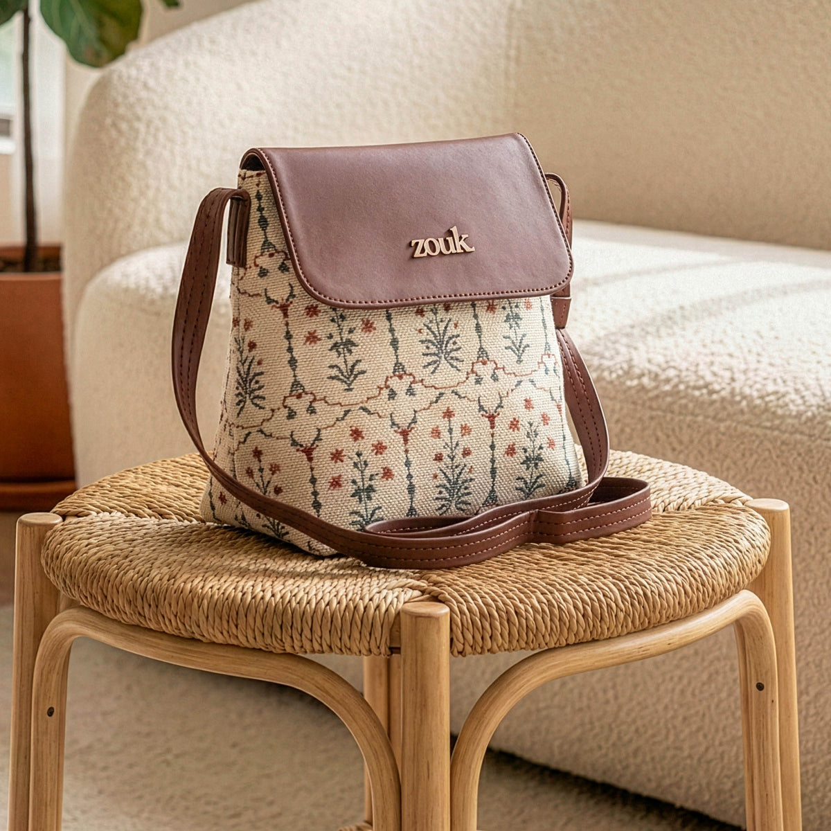 Taj Nakashi Flap Sling Bag