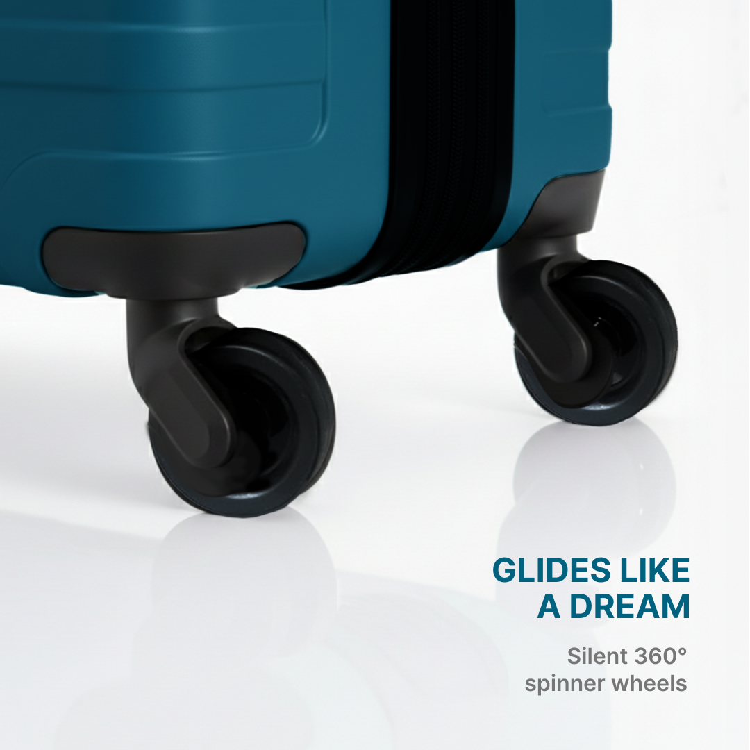 Teal Zoya Trolley Bag (Large)