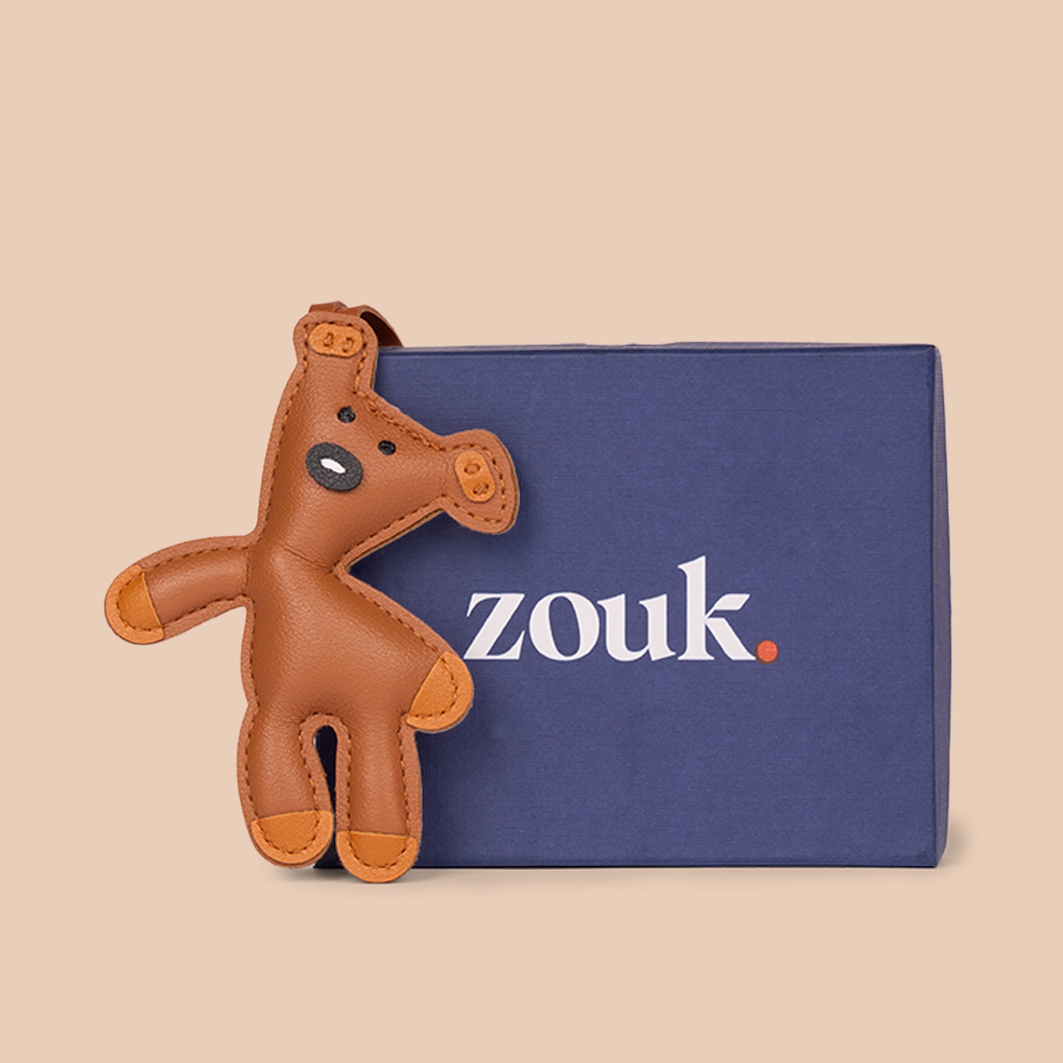 Teddy Bag Charm - Tan