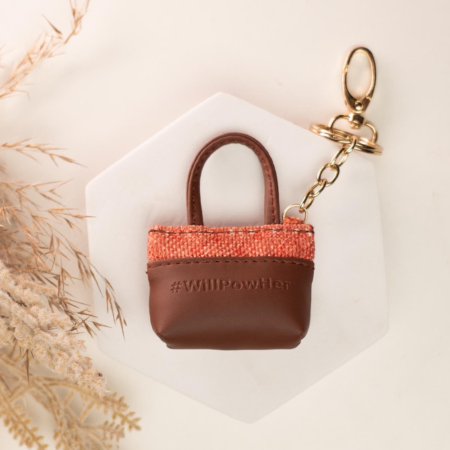 ZIP-Telangana Weaves Power Potli Keychain