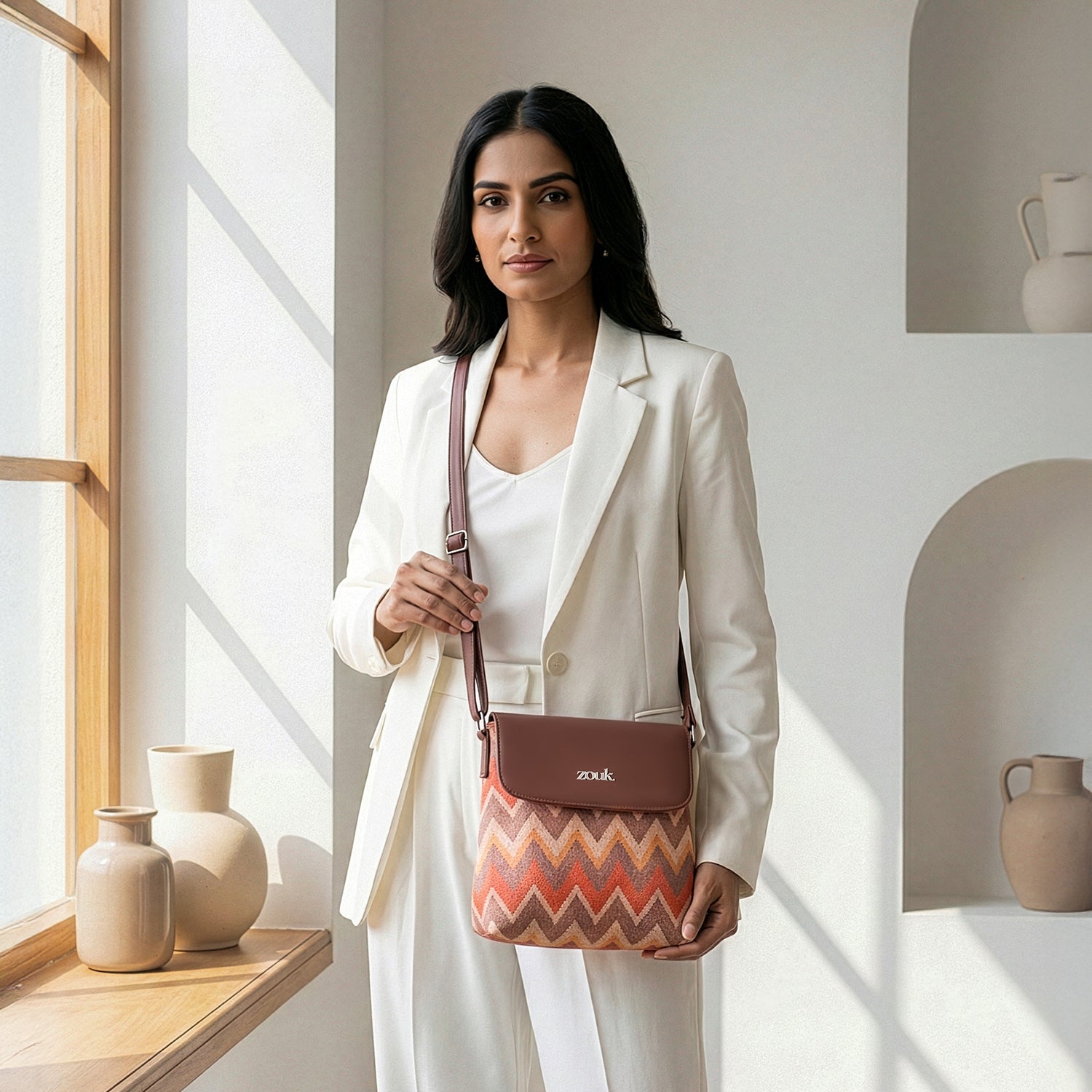 Tidal Wave Flap Sling Bag