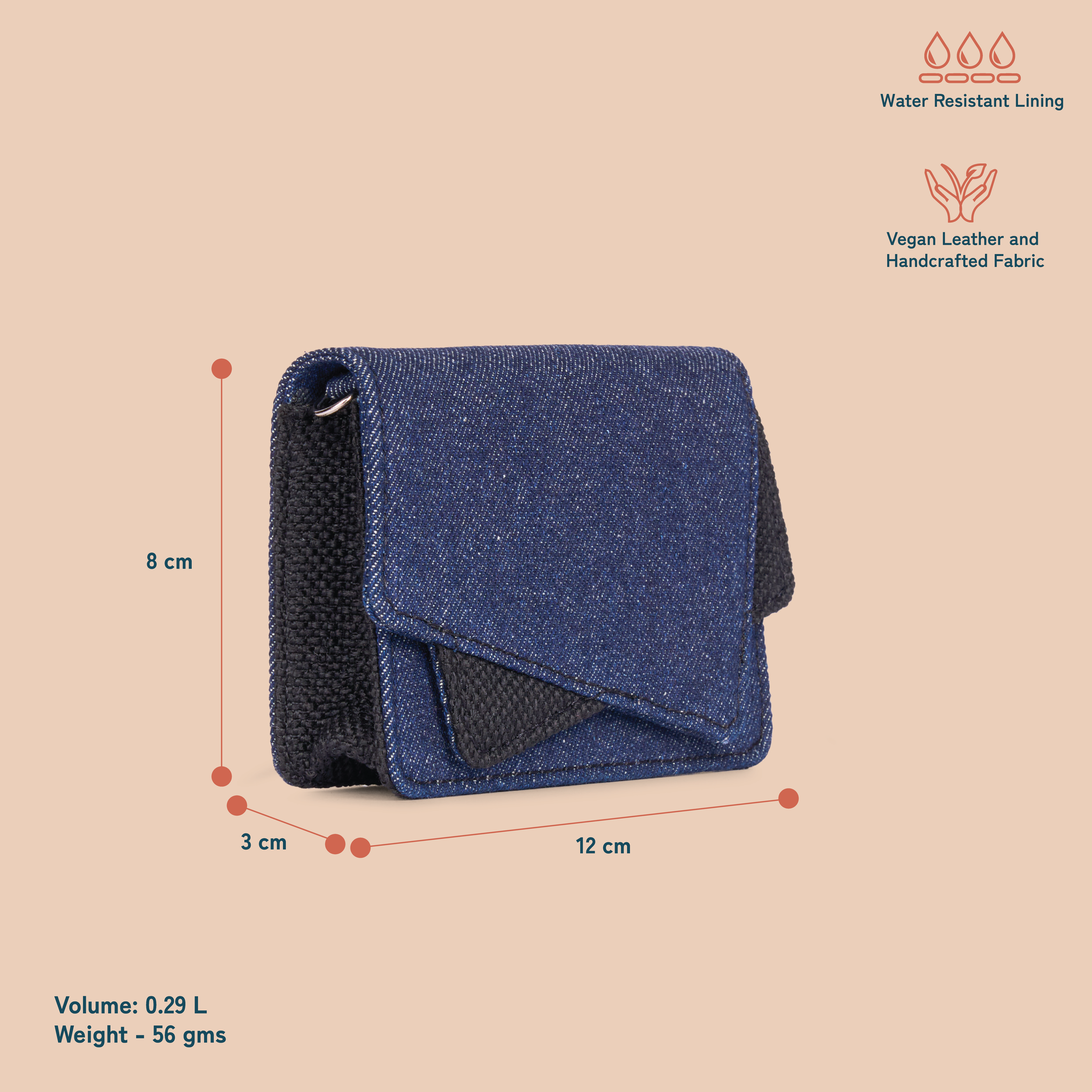 ZIP-Tovi Mini Bag - Jet Black