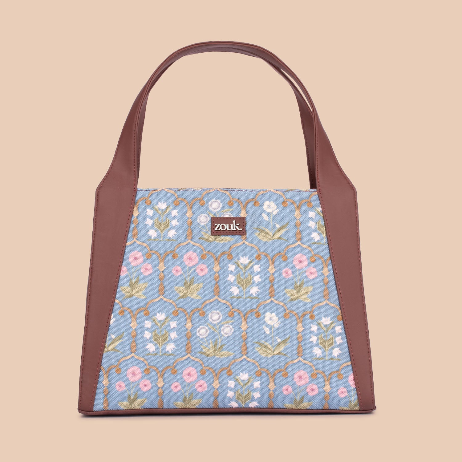 Jaipur Fresco Blue Trapezia Tote