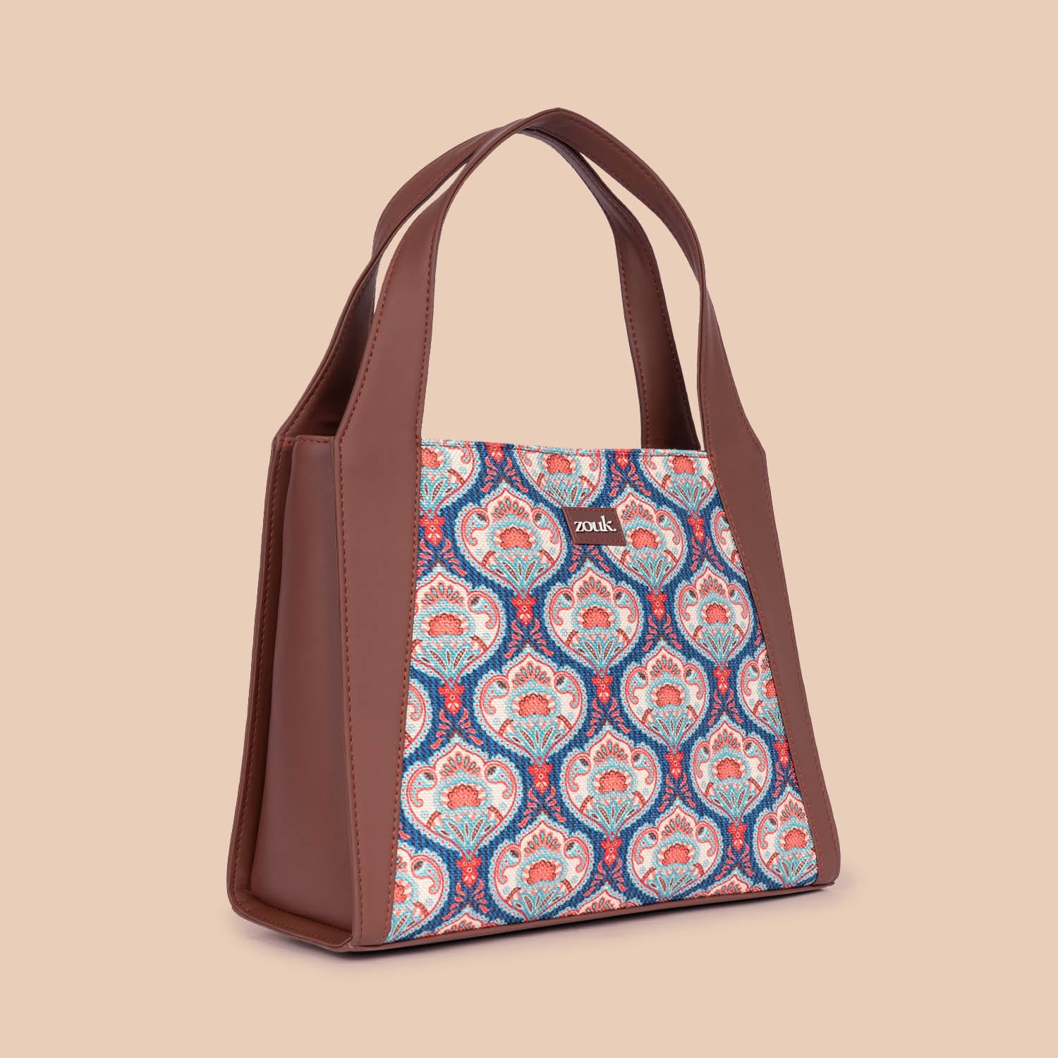 Kovil Blue Trapezia Tote