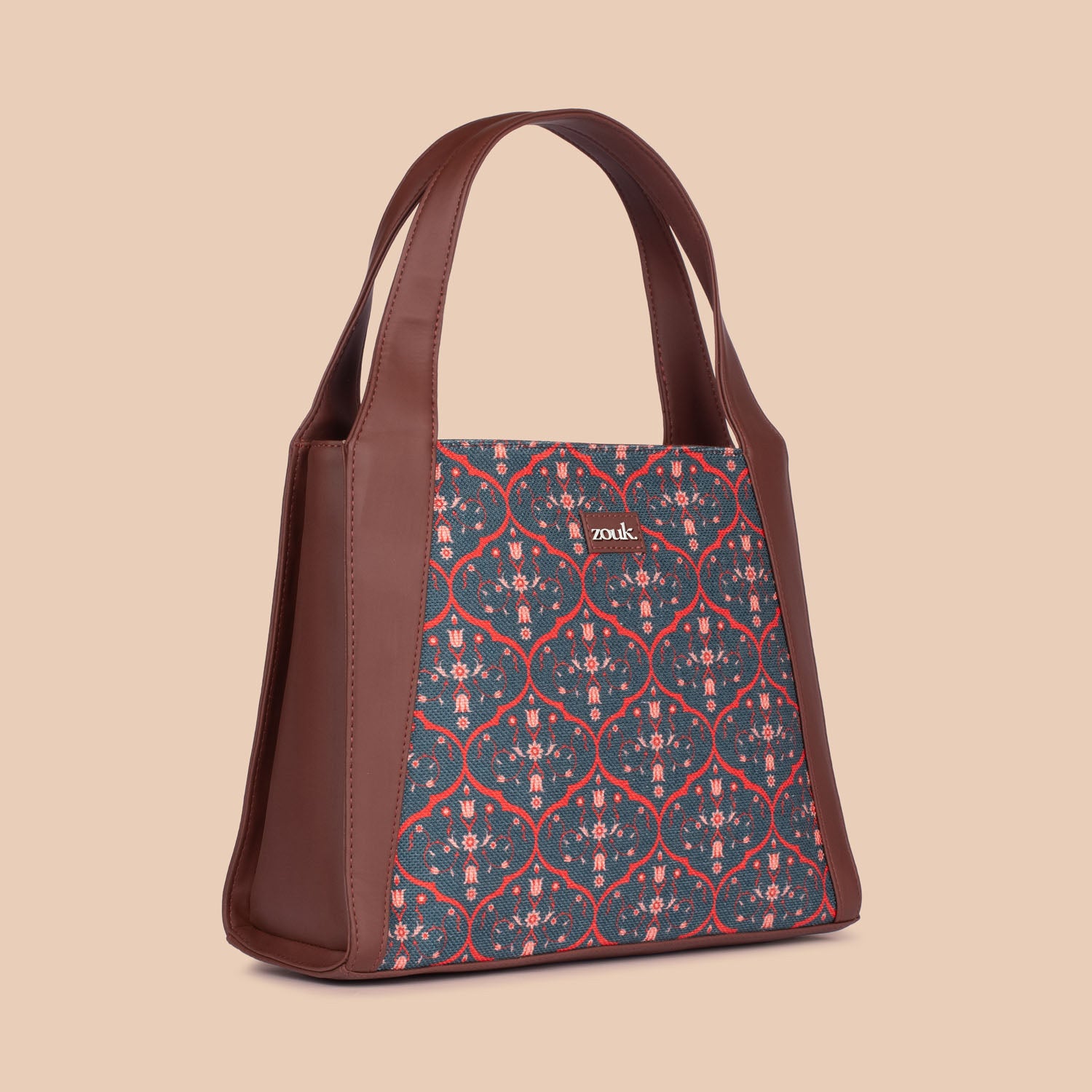 Sheesh Mahal Jaali Motif Trapezia Tote