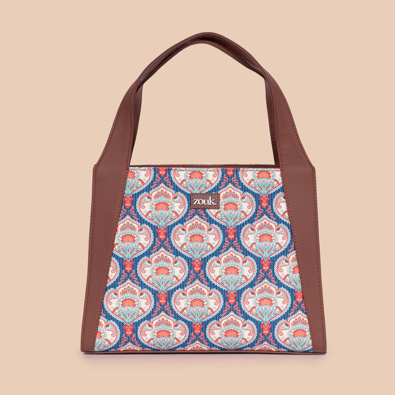 Kovil Blue Trapezia Tote