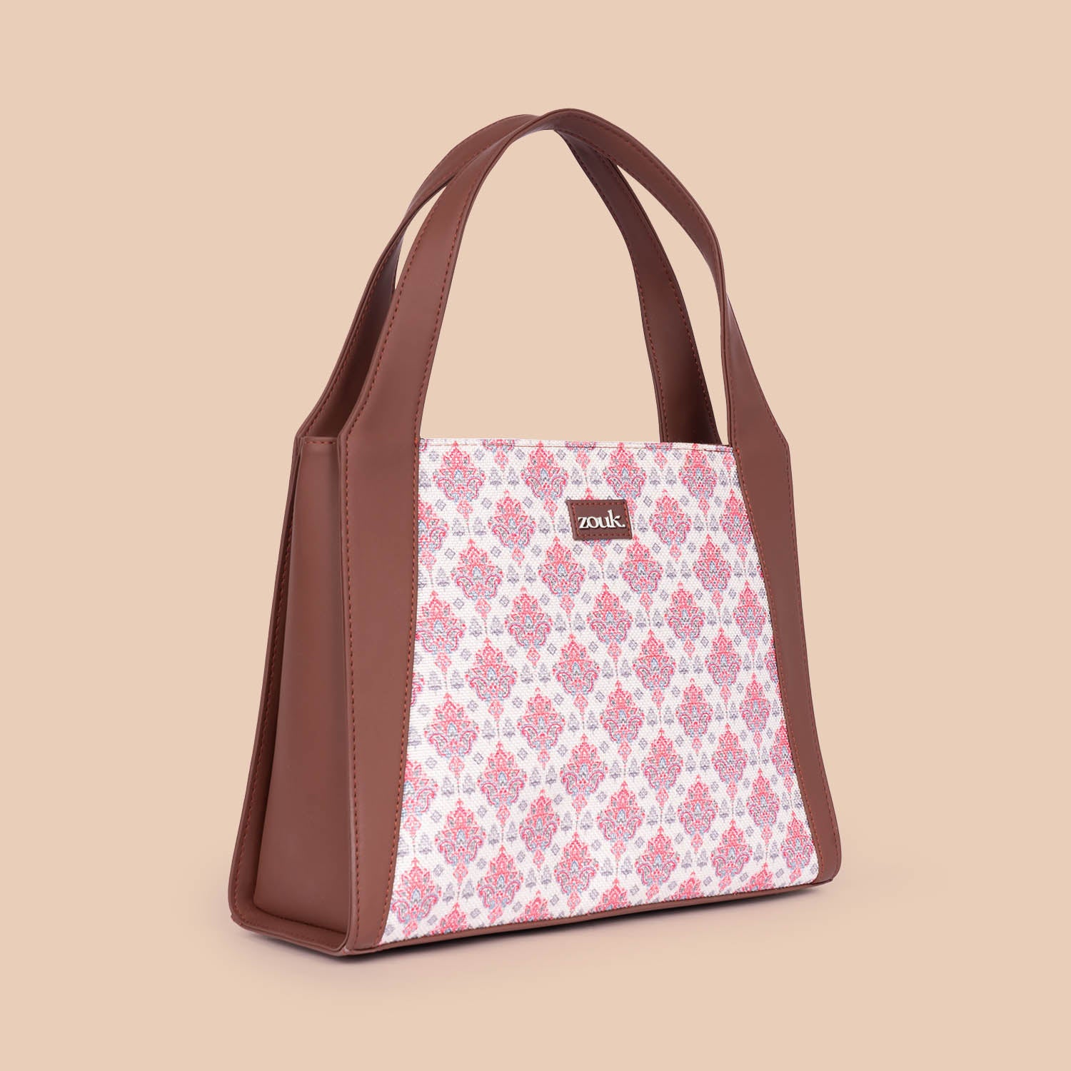 Kashmiri Tulips Trapezia Tote