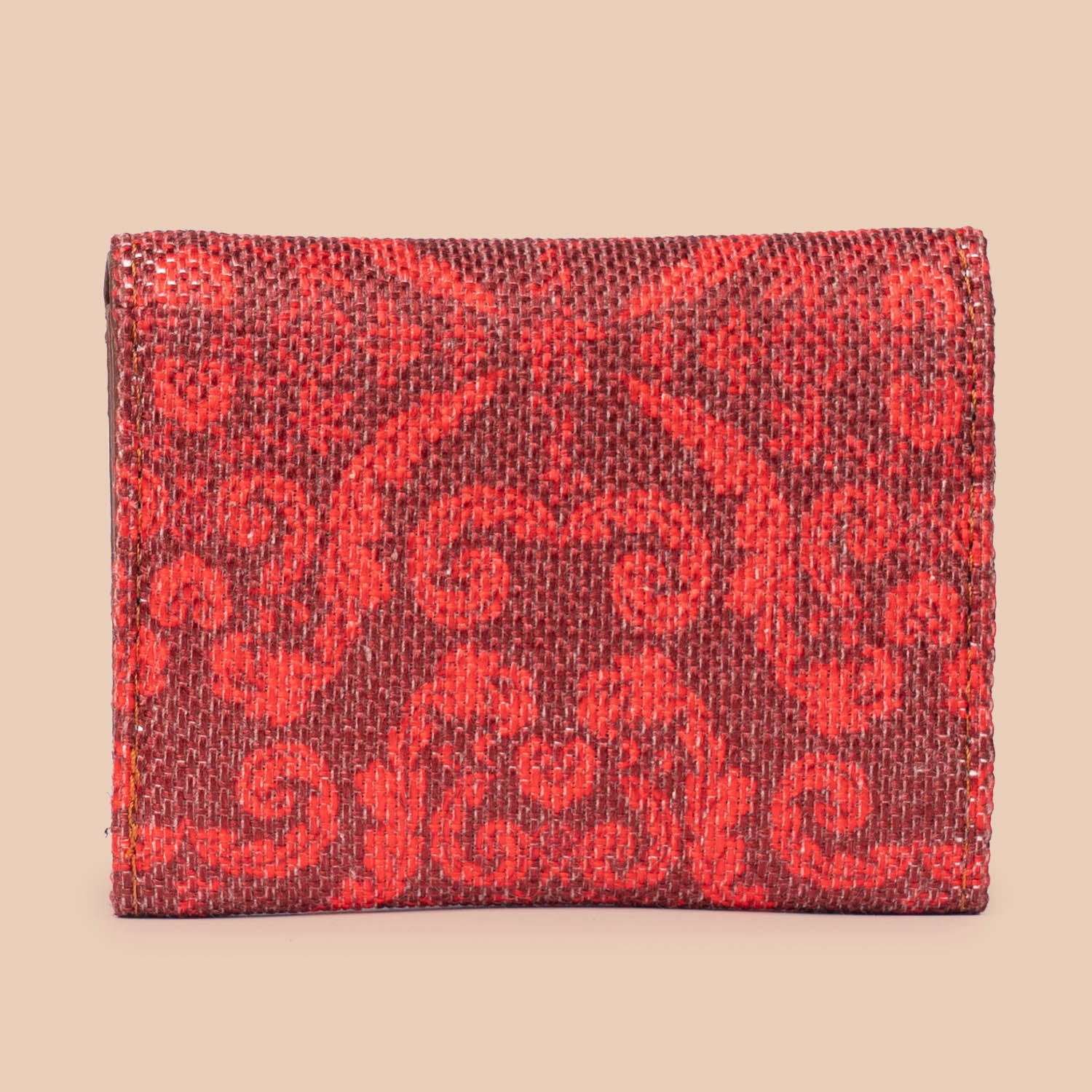 Falaknuma Red Trifold Wallet