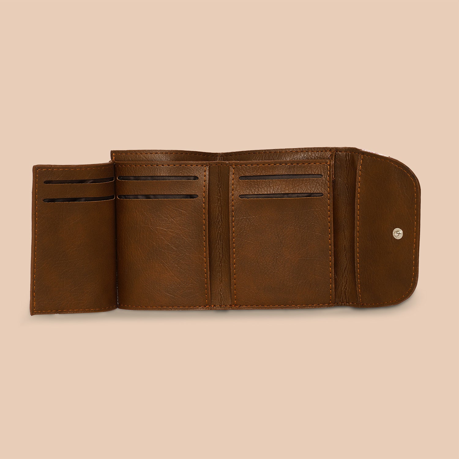 Chamoli Motif Trifold Wallet