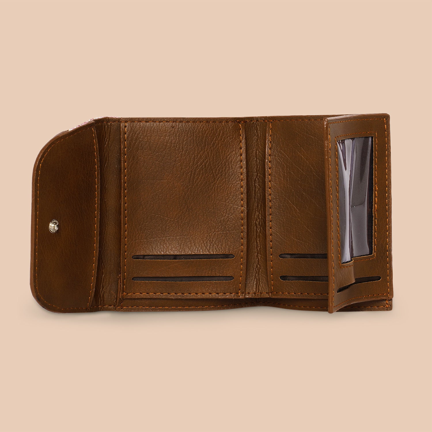 Chamoli Motif Trifold Wallet