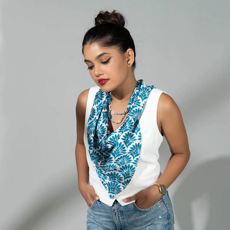 Monogram Wave Scarf Sleeveless T-shirt - Women - Ready-to-Wear