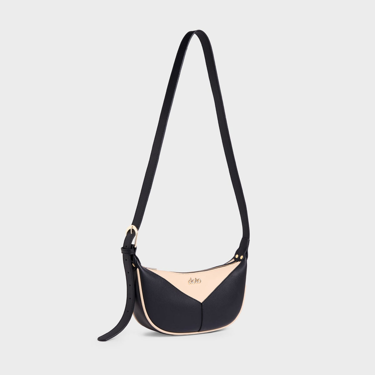 ENSO CROSSBODY BAG (Black & Beige)