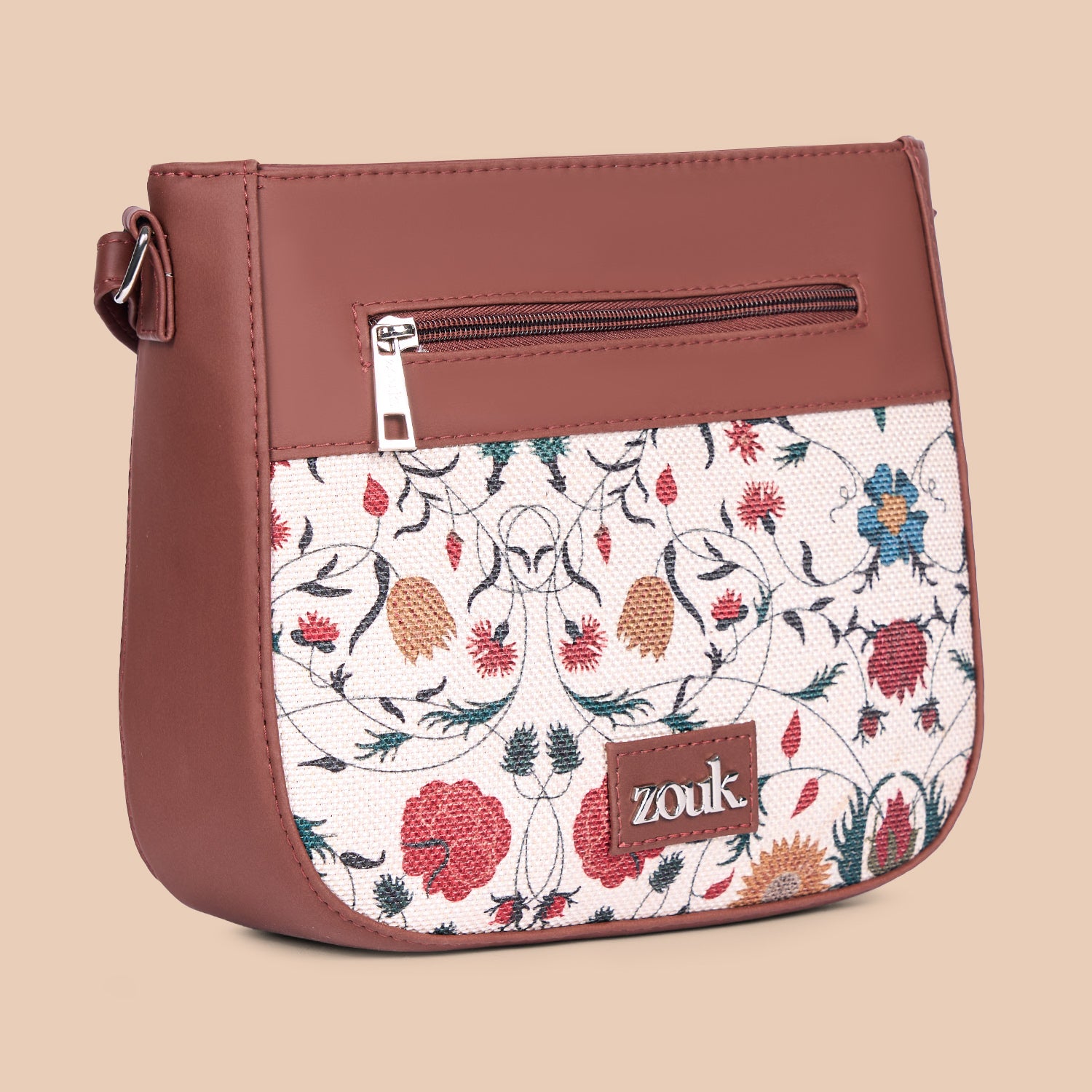 Junagarh Florals U-Shaped Sling Bag