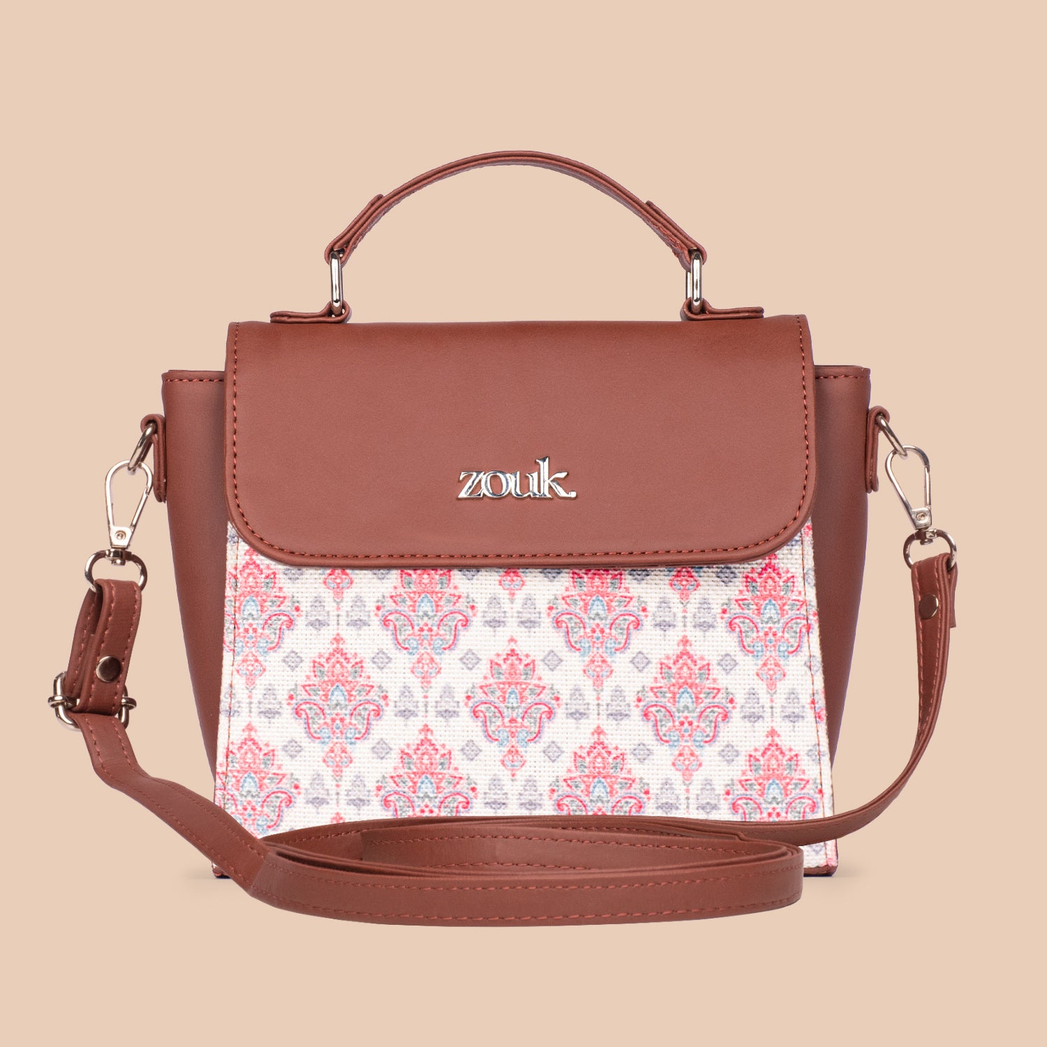 Kashmiri Tulips Statement Sling Bag