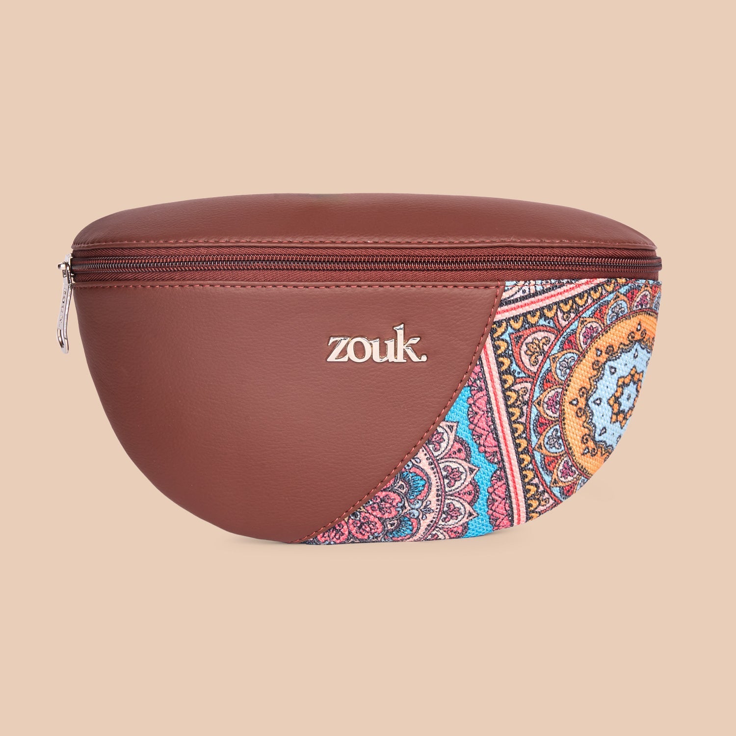 ZIP-Freya Fanny Pack - Multicolor Mandala Print