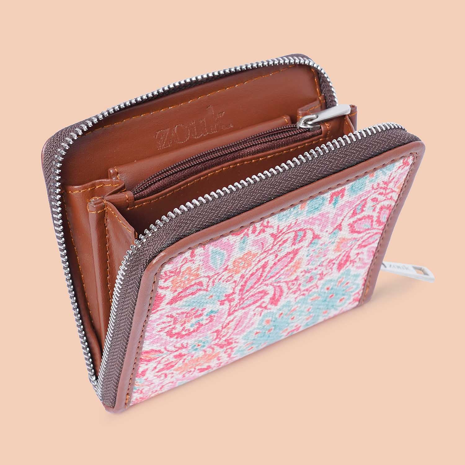 Mangalore Blossoms Women's Mini Wallet
